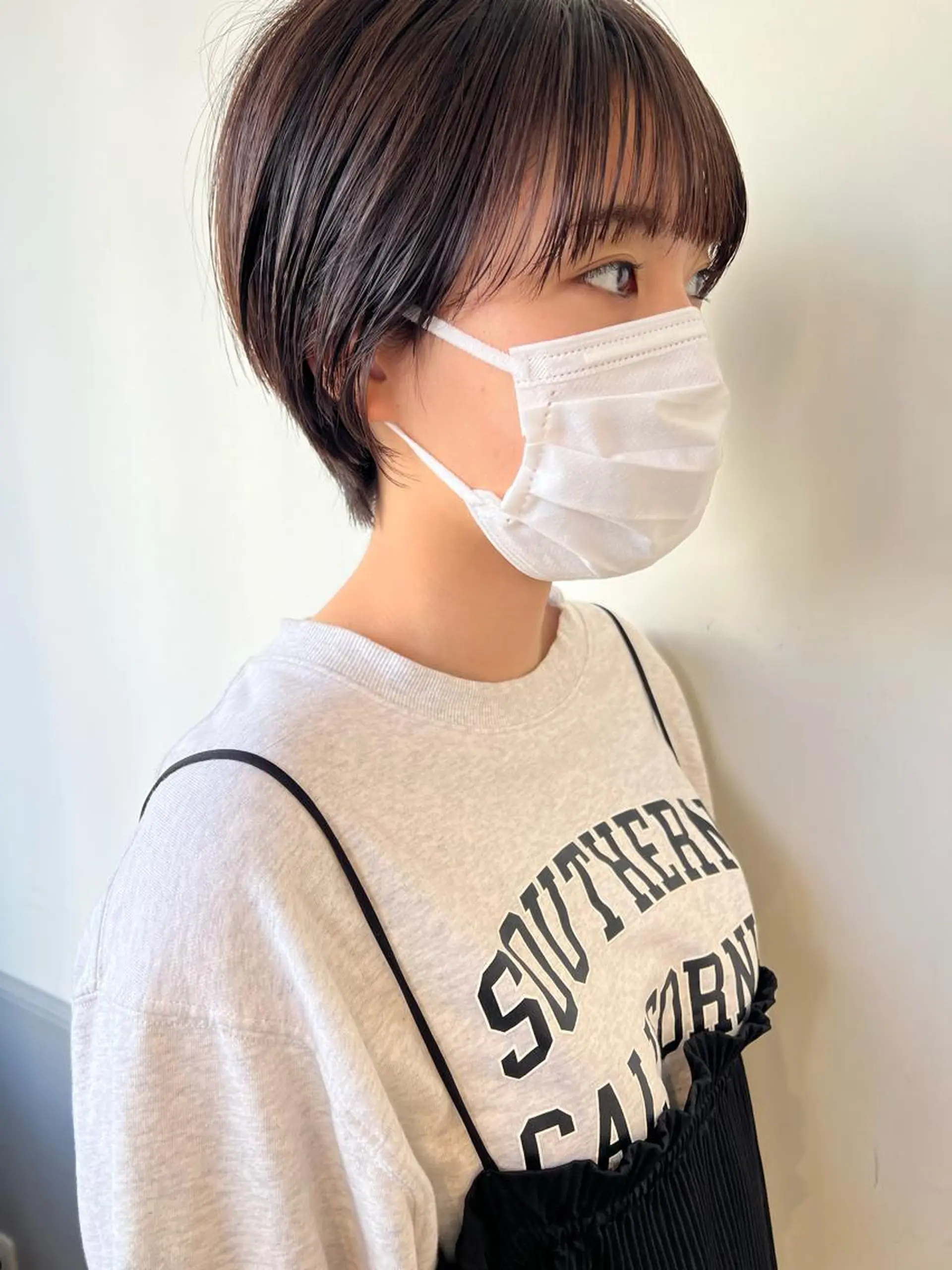 ショート ボブ ショートヘア ウルフカット タナカ レイのヘアスタイル