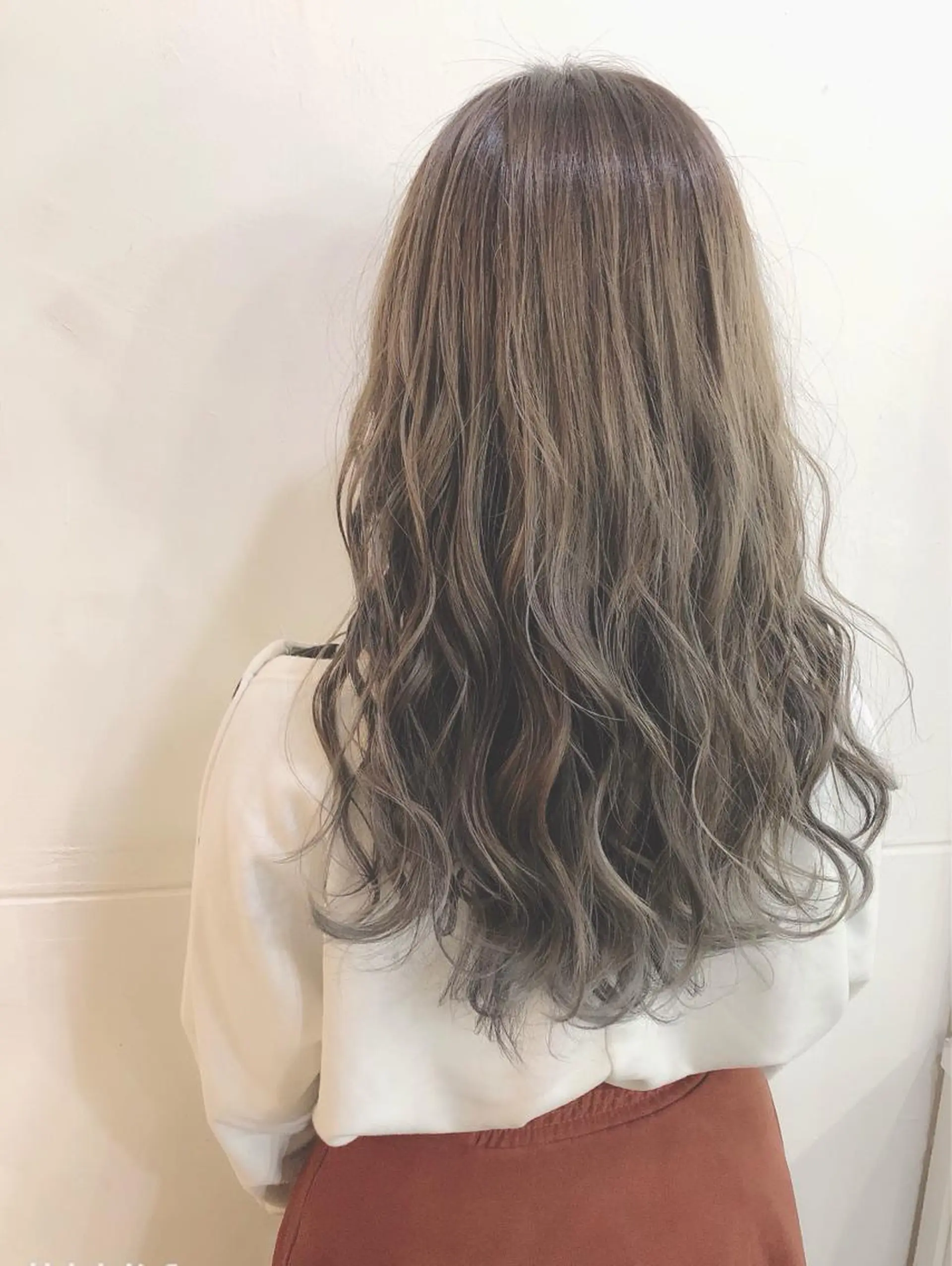 ロング ヘアカラー トリートメント 吉田 典弘のヘアスタイル