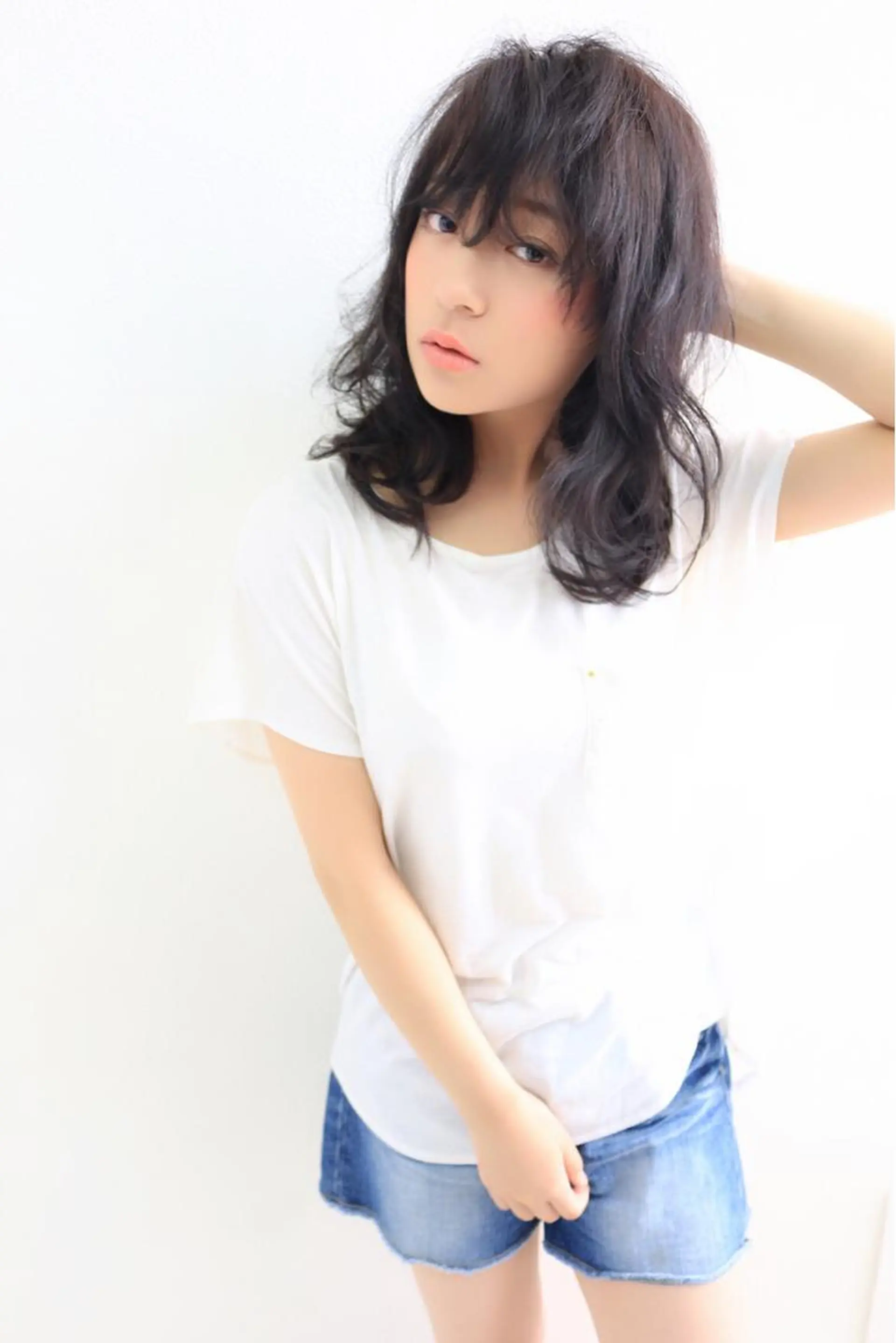 ミディアム カット ヘアカラー 小顔カット/レイヤー 【WiLL】加藤のヘアスタイル