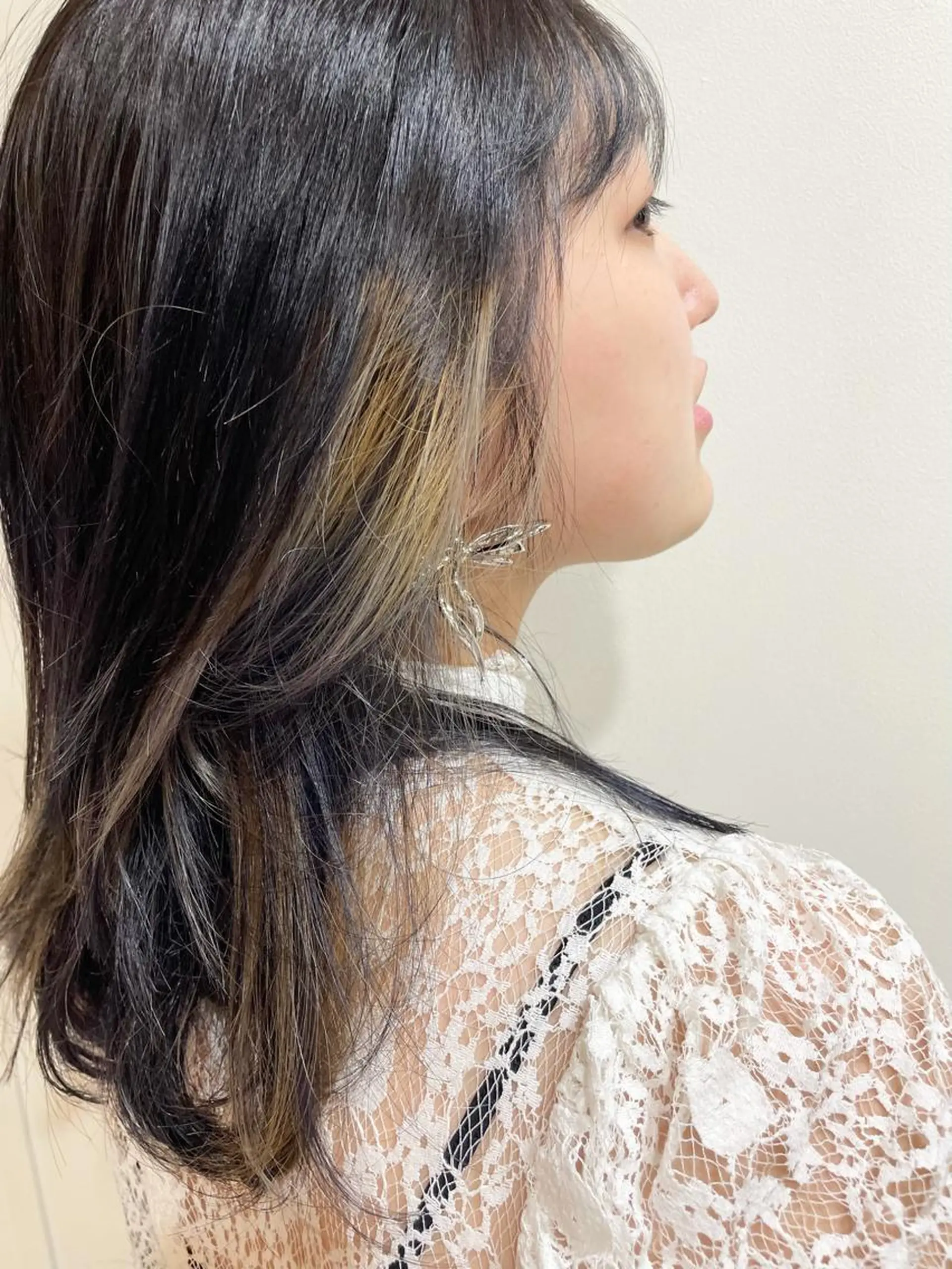 ミディアム カラー レイヤー/似合わせ TAKUYAのヘアスタイル