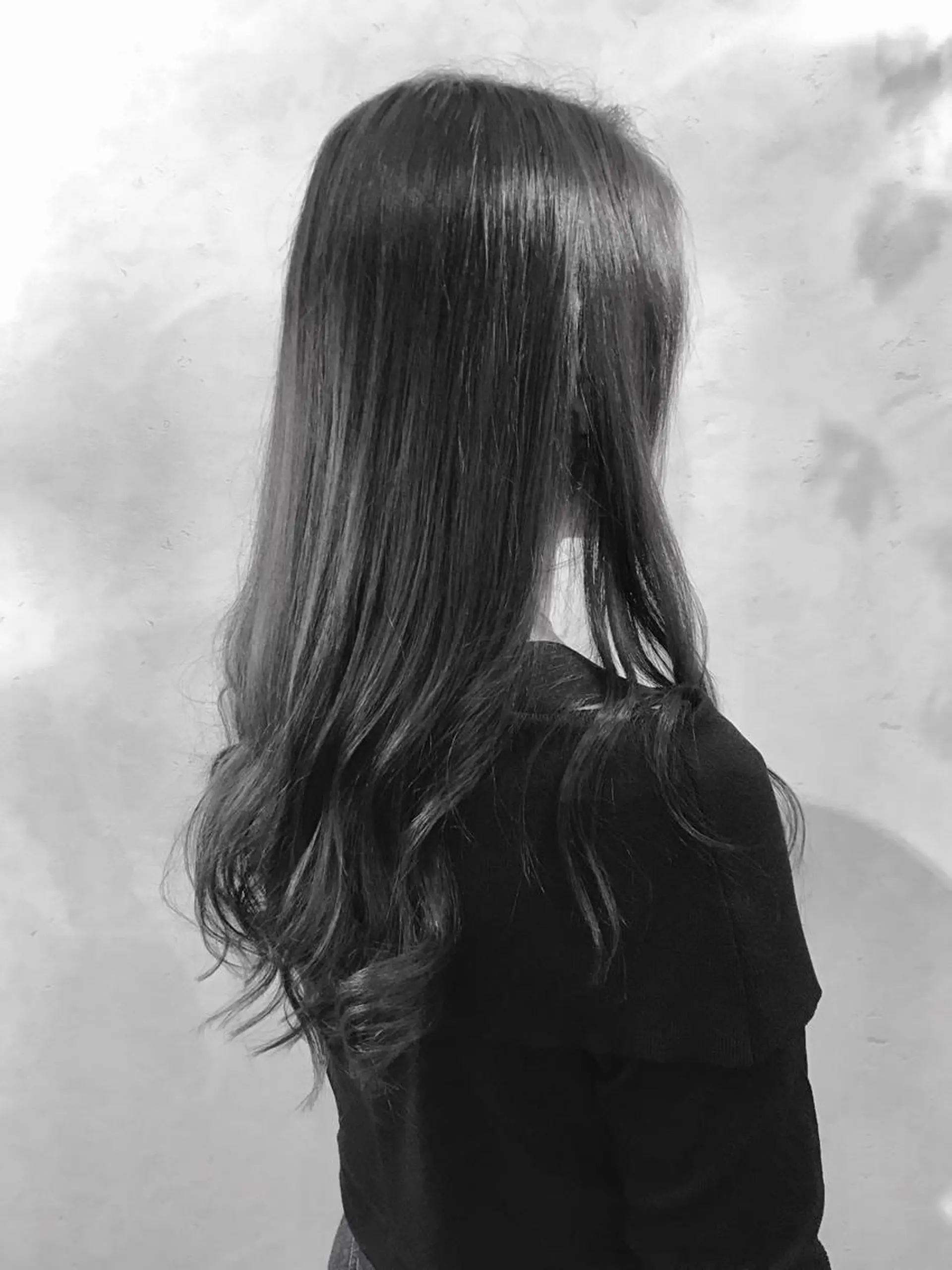 セミロング カラー ブリーチ 💎髪質改善💎 デザイナーshinのヘアスタイル