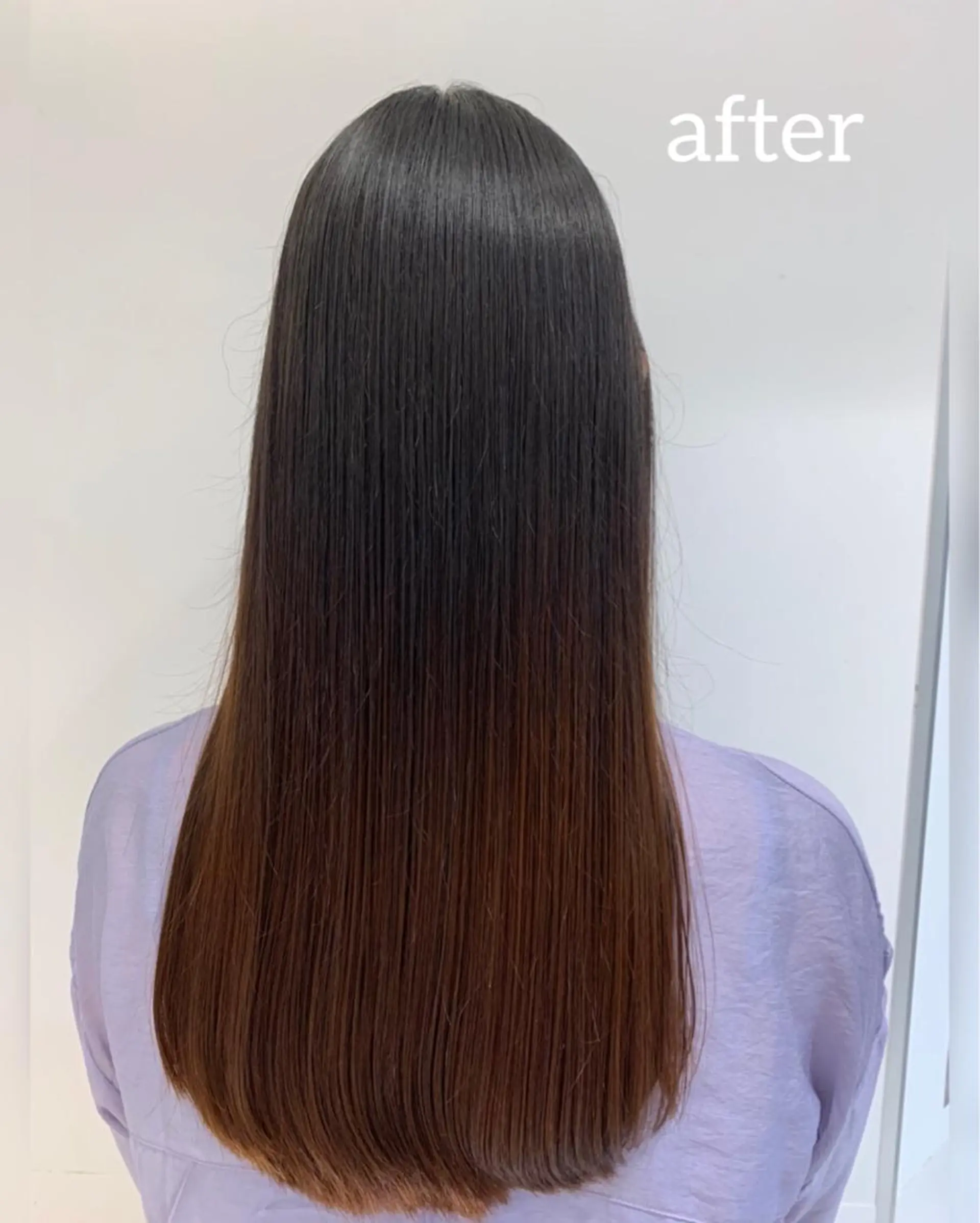 ロング 縮毛矯正、髪質改善／ 松田 龍之介のヘアスタイル