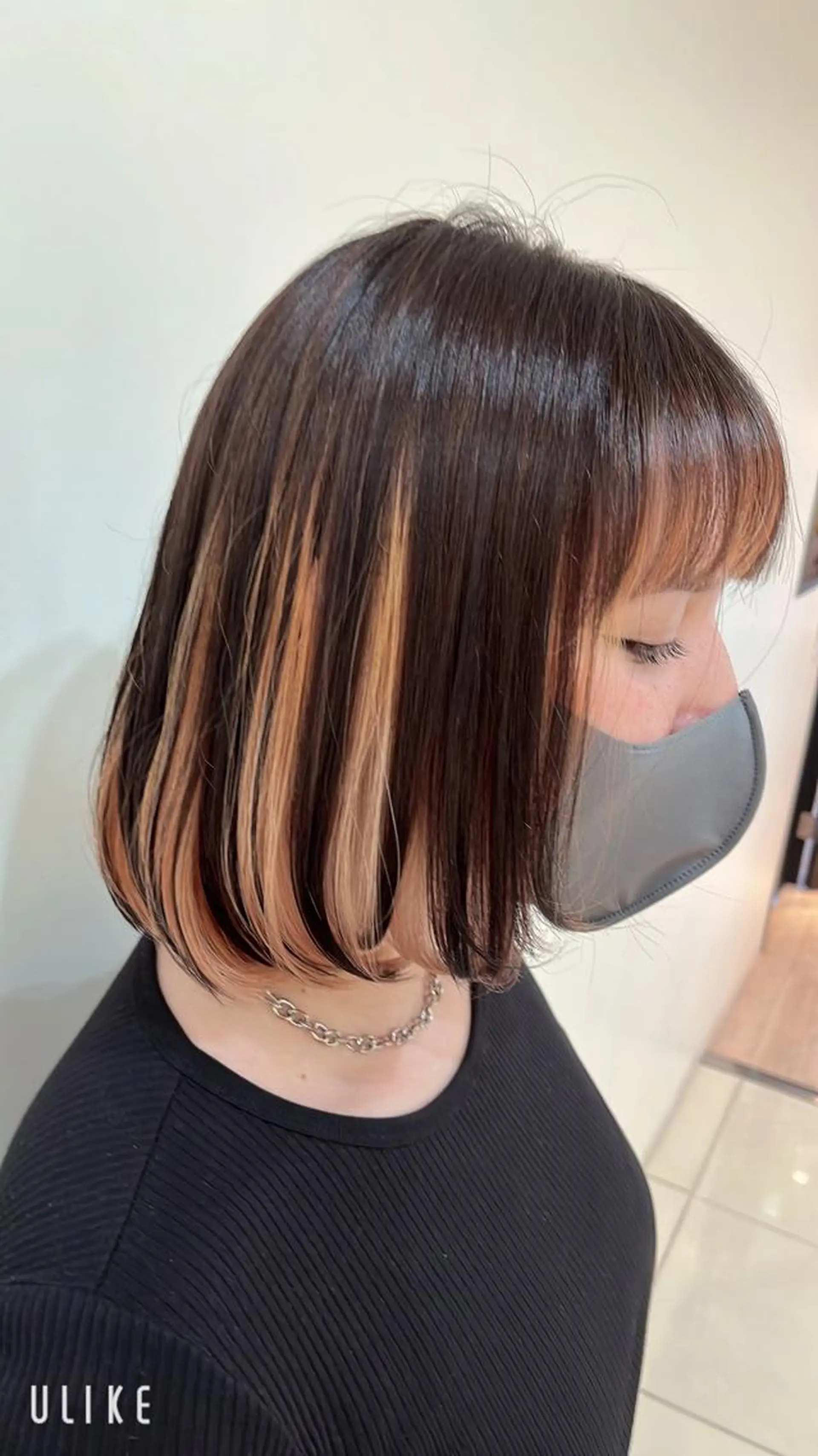 ミディアム 溝江 天碧のヘアスタイル