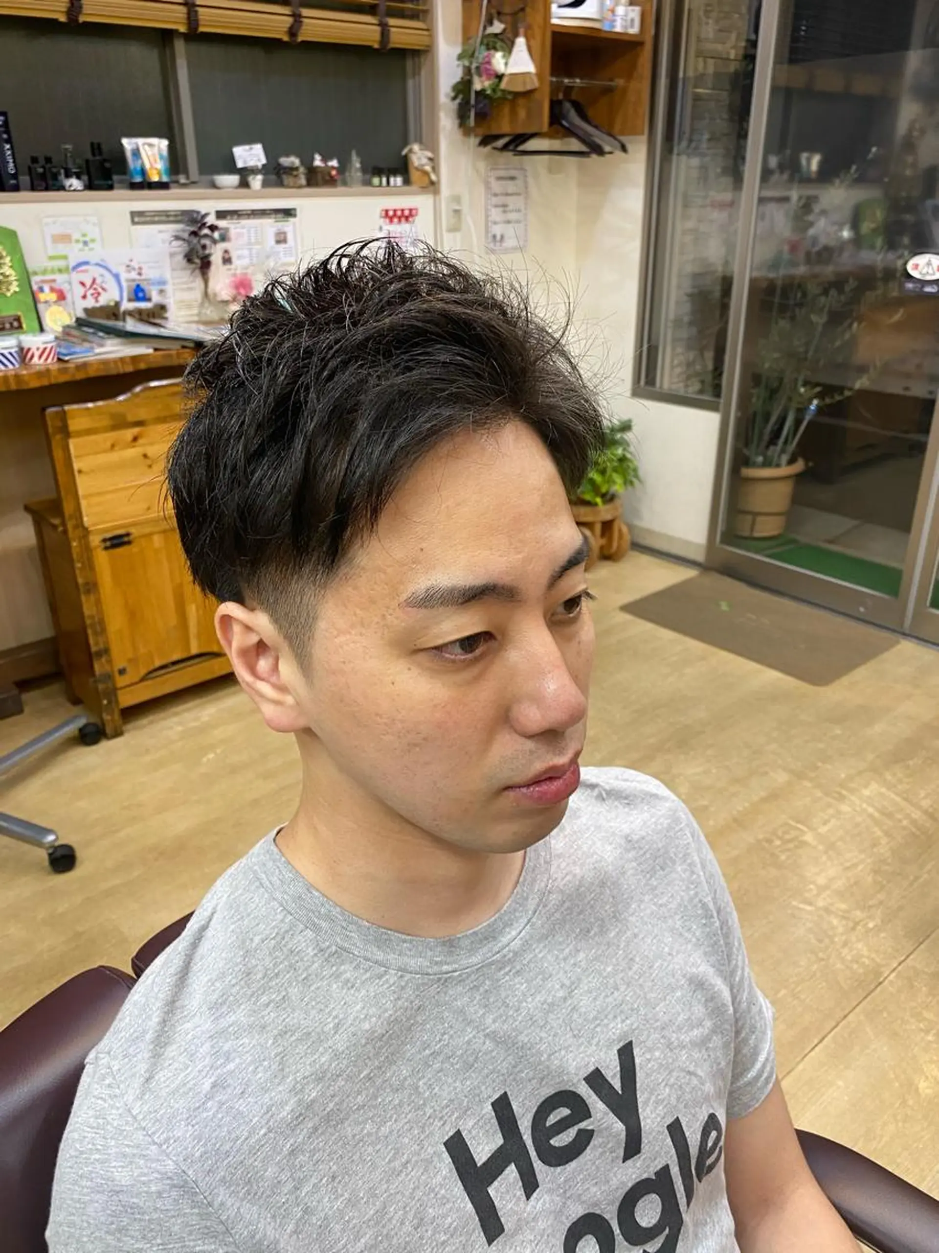 ショート メンズ 浅見 天翔のヘアスタイル