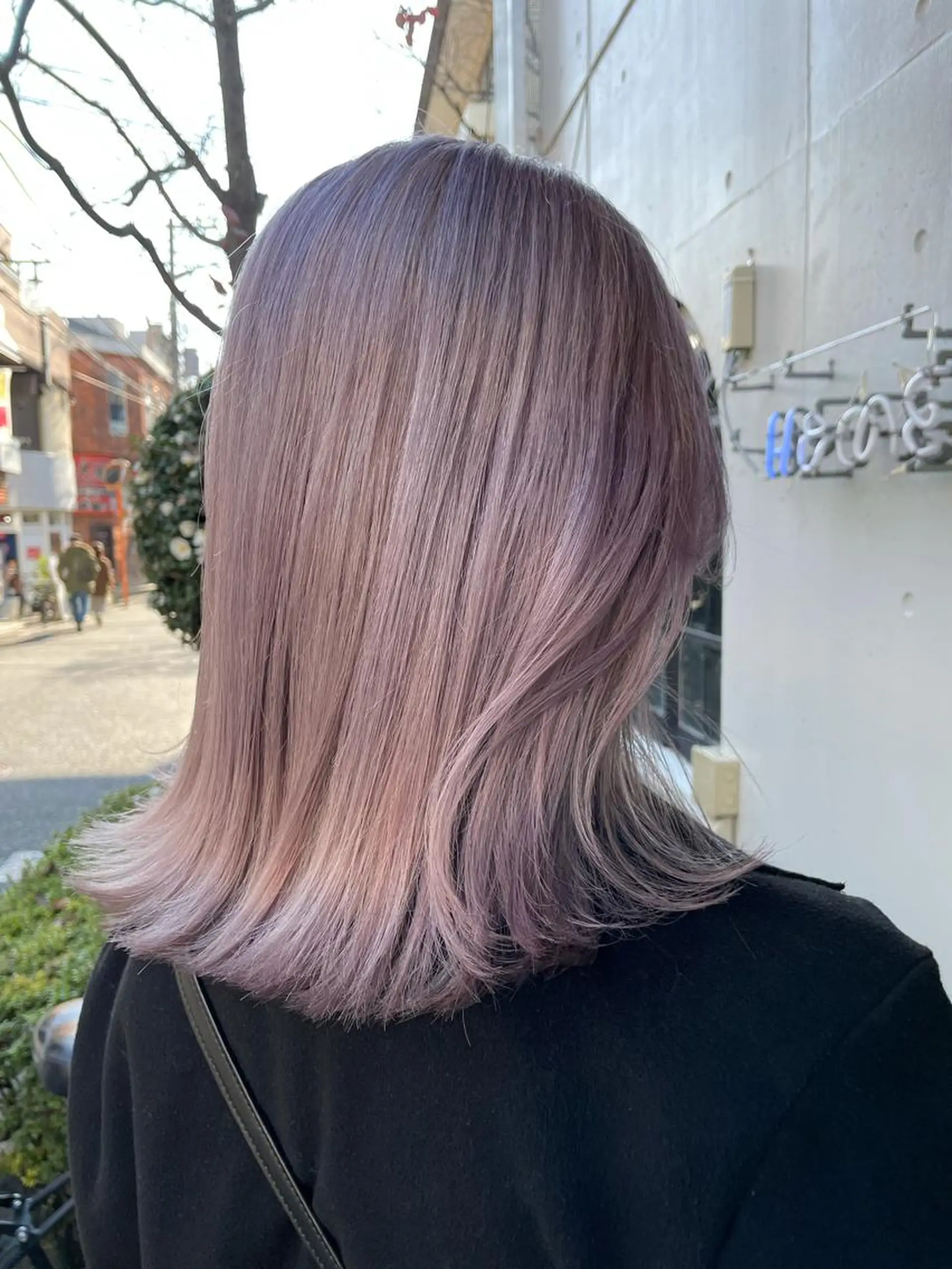 セミロング カラー hazuki 🌝のヘアスタイル