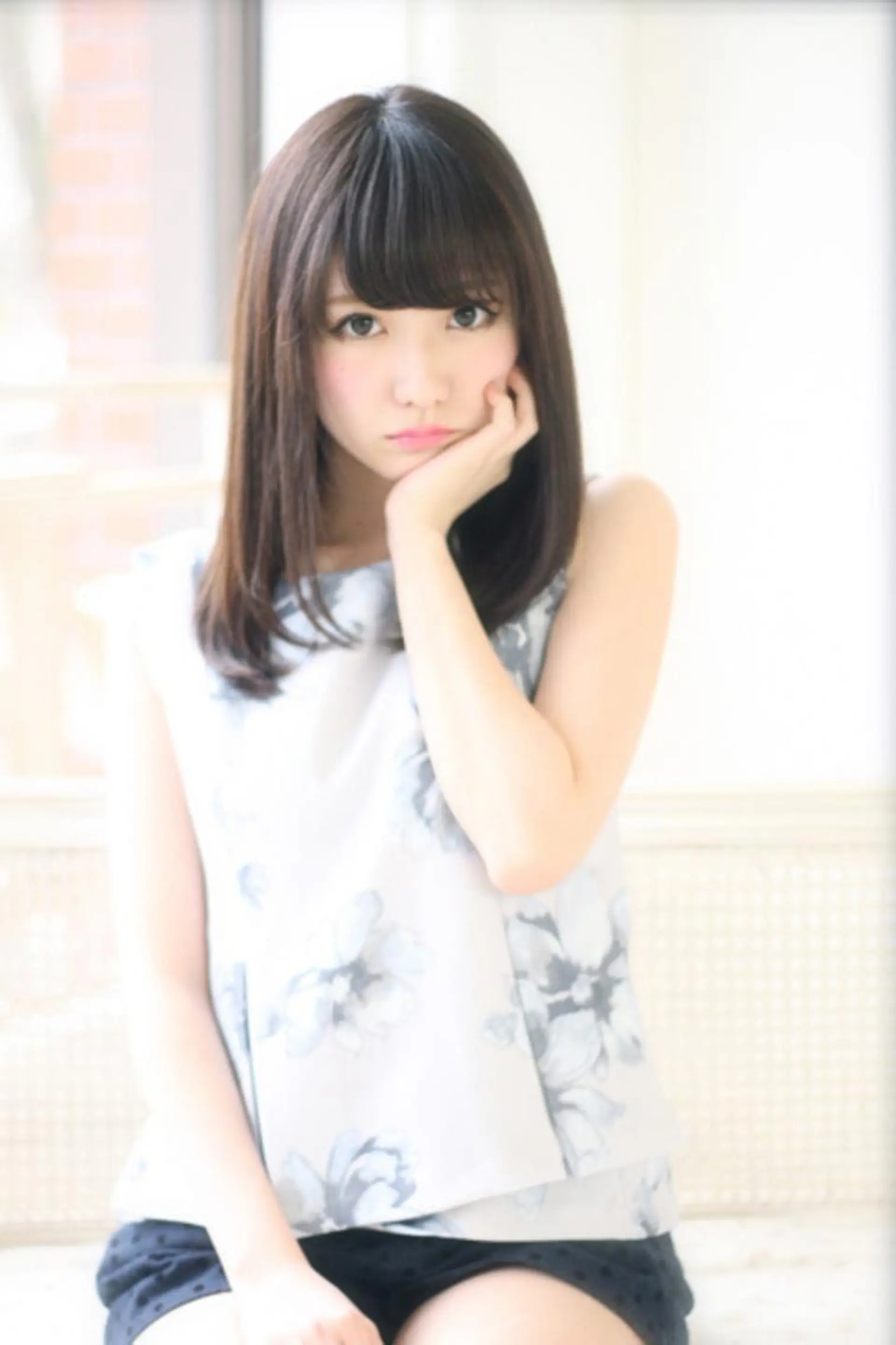 セミロング ボブ/レイヤー/ nanamiのヘアスタイル