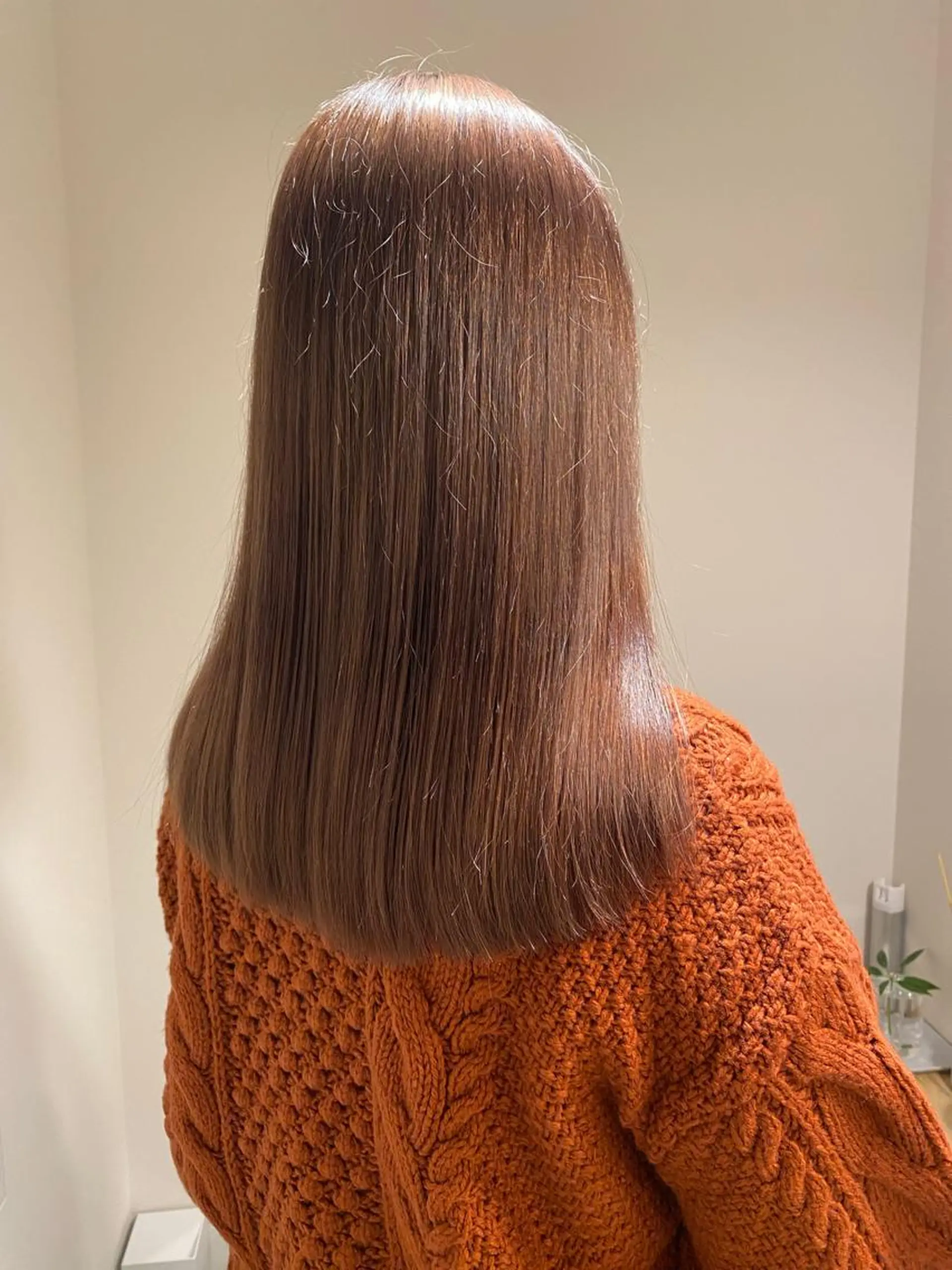 ロング カラー 津葉井 麗奈のヘアスタイル