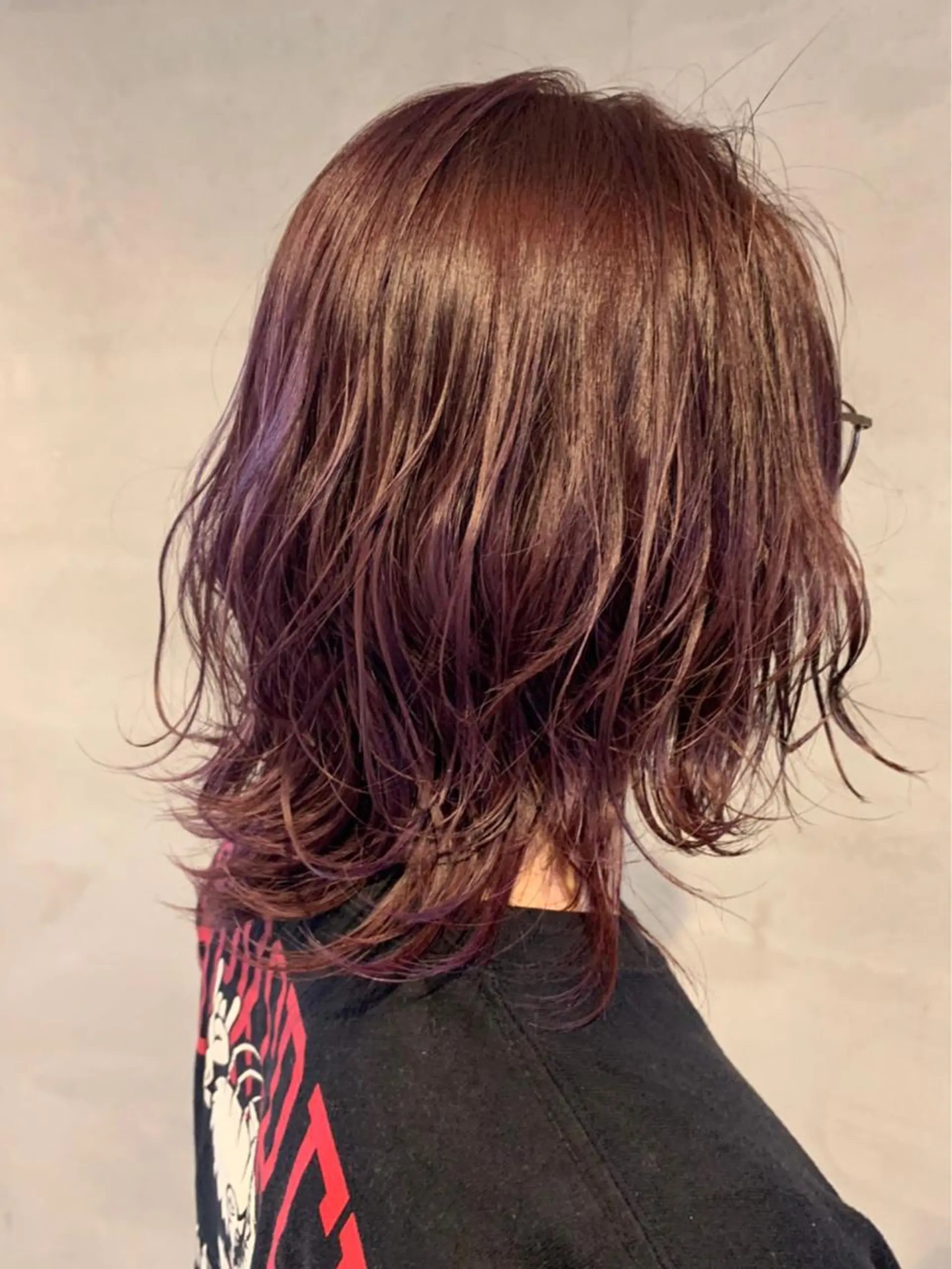 ロング カラー パーマ カノエ 松江学園店のヘアスタイル