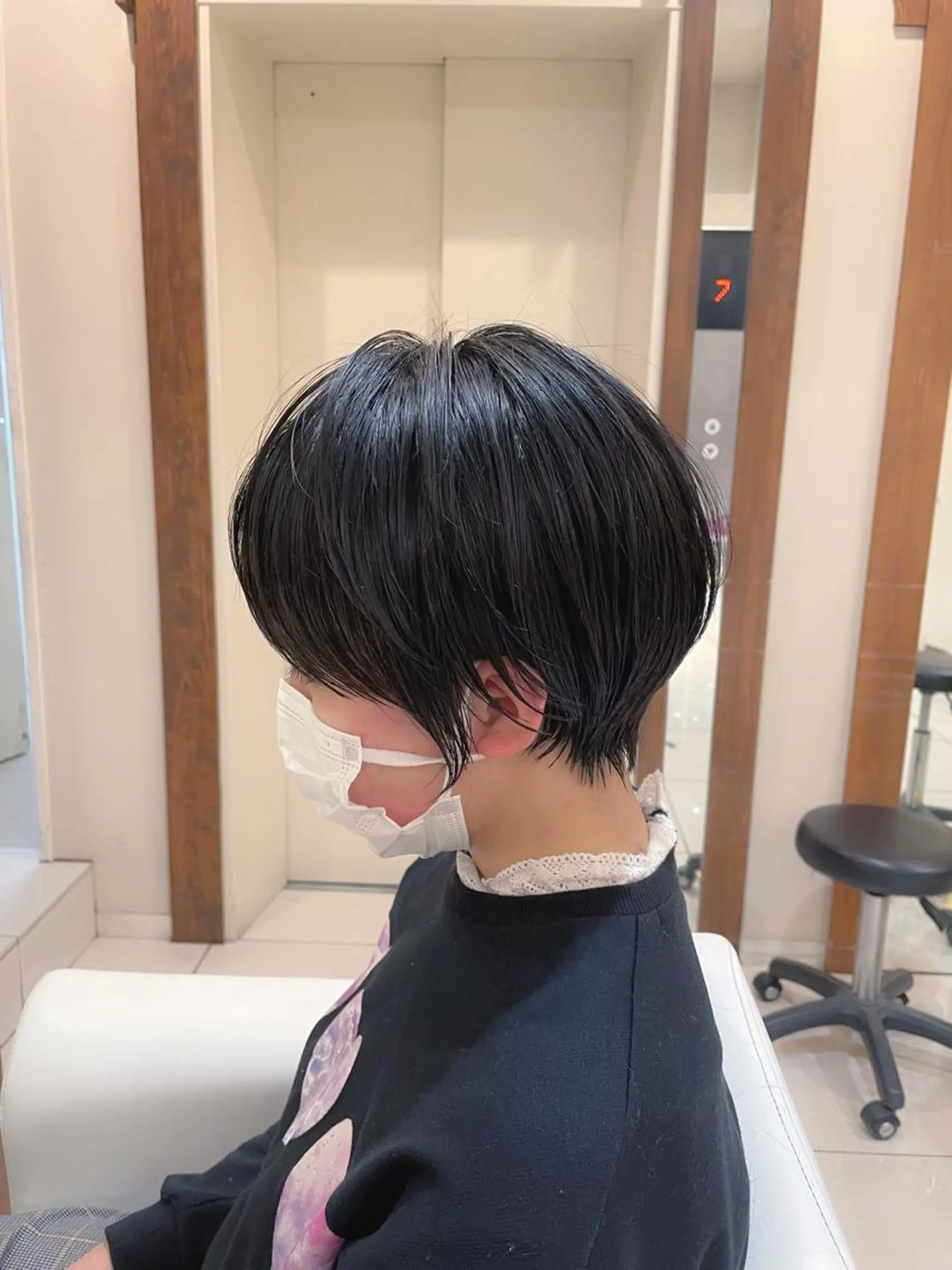 ショート ショートボブ ハンサムショート 丸みショート ボブ くびれヘア 💎桑原勇志/ ショート/ハイトーンのヘアスタイル