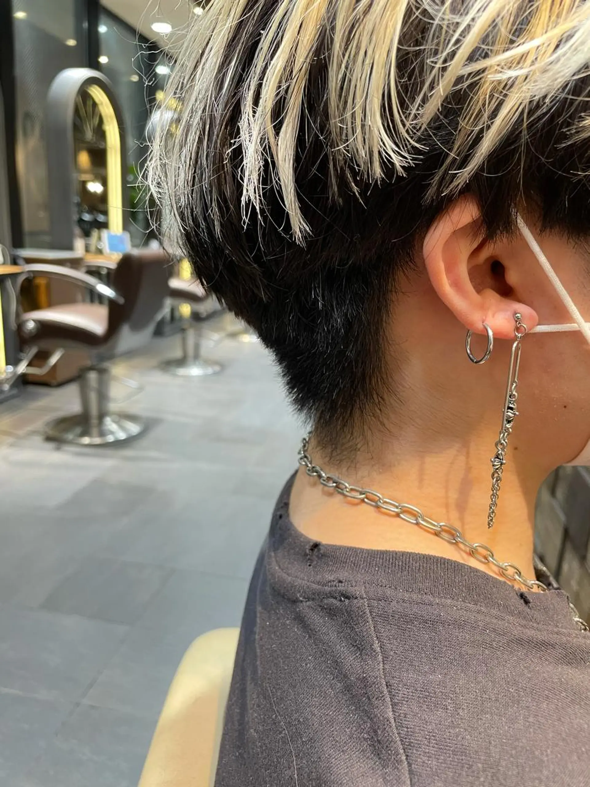カラー メンズ デザインカラー SIGN店長中村 レイヤーカット募集のヘアスタイル