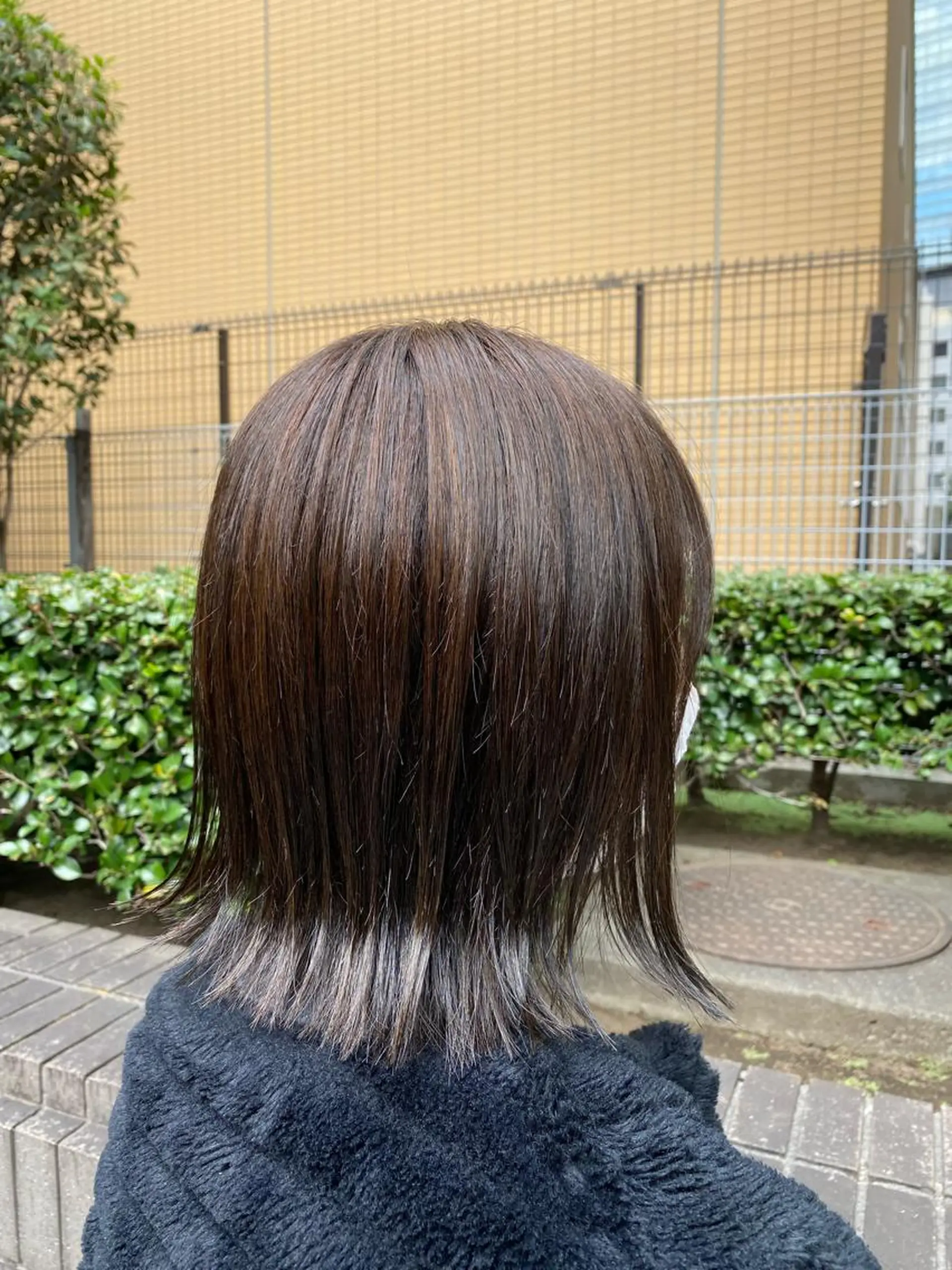 ミディアム カラー 髪質改善&縮毛矯正 カット/soyaのヘアスタイル