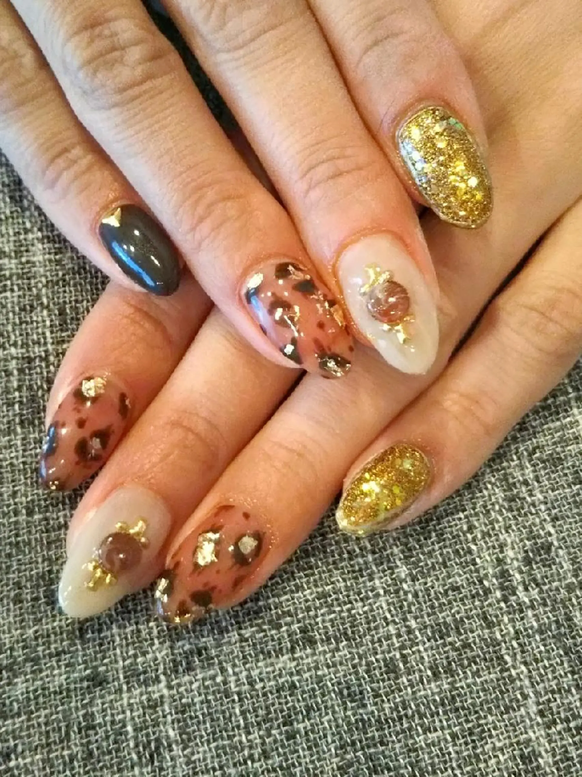 ネイル アニマル柄 ハンドネイル private salon mieのネイルデザイン