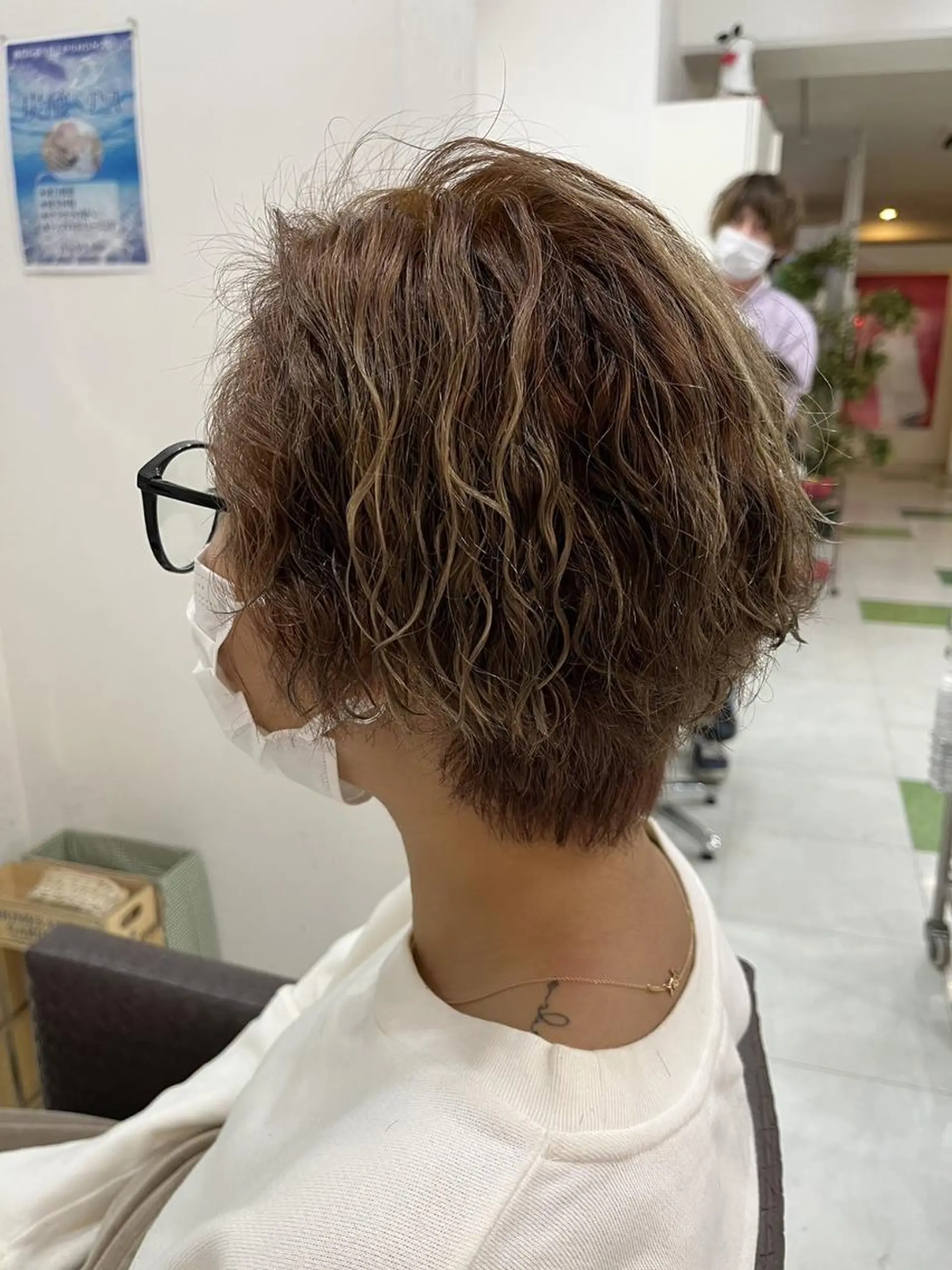 ミディアム ミディアムパーマ パーマ 🌸美髪の魔法＊ リラジュネス🌸のヘアスタイル