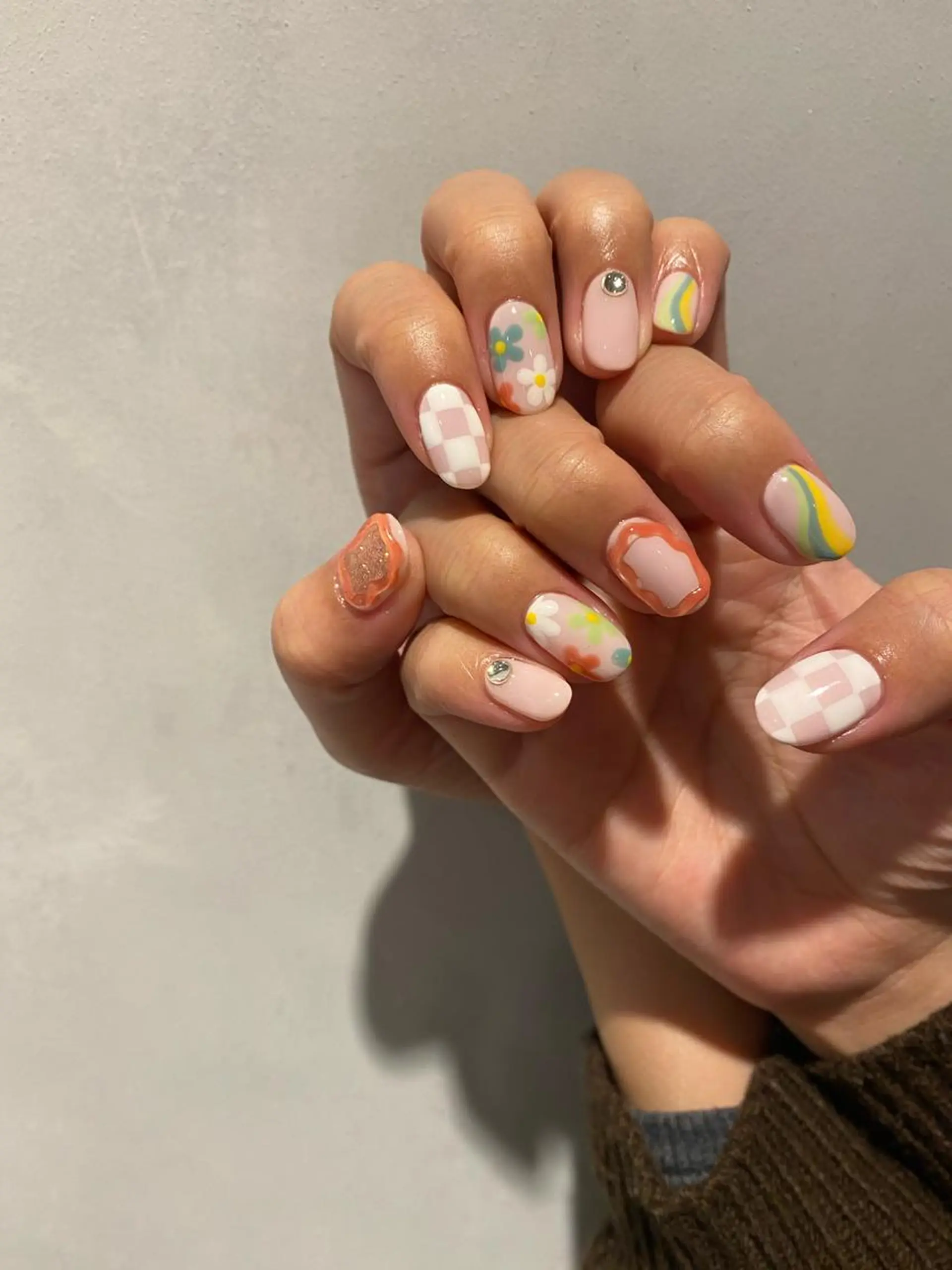 ネイル ニュアンスネイル ハンドネイル RINO AMANE nailのネイルデザイン