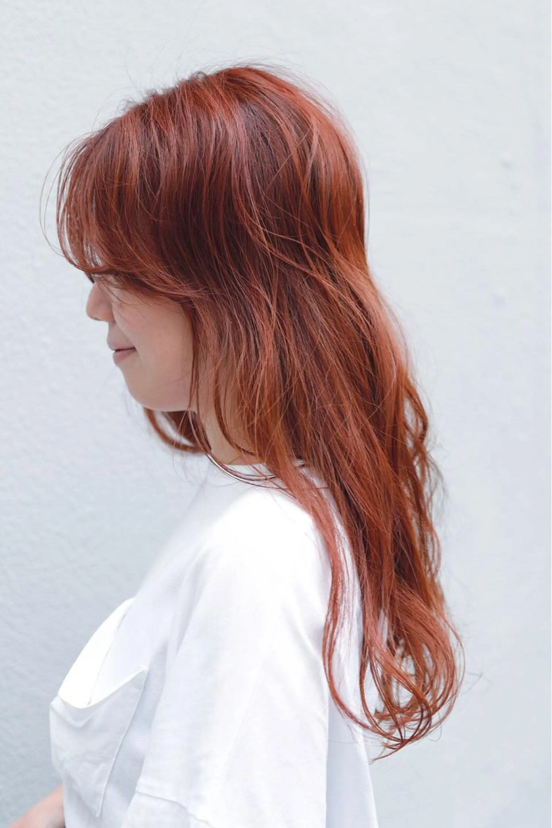 ロング ヘアカラー トリートメント さの あやねのヘアスタイル