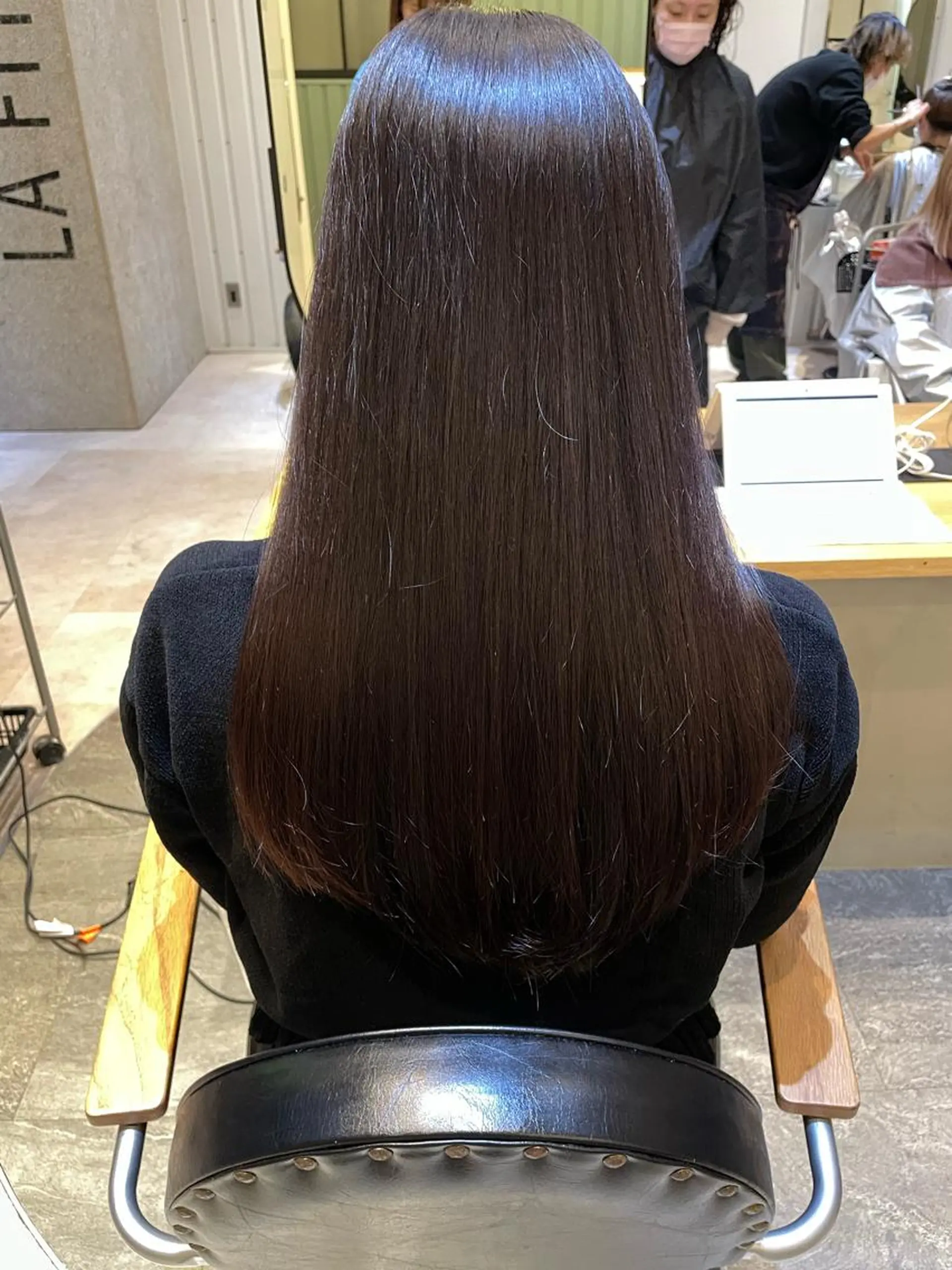 ロング 💘韓国レイヤー上 品カラーruru💘のヘアスタイル