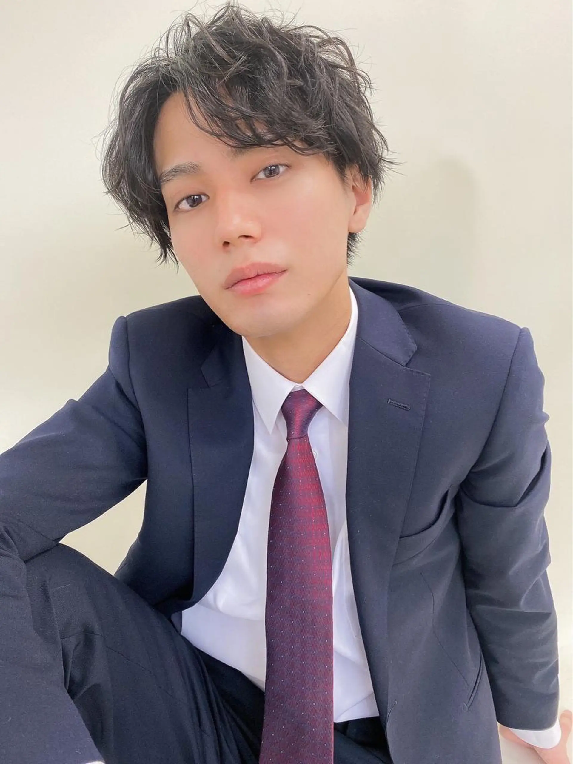 メンズ カット パーマ メンズパーマ特化 荻田知也のヘアスタイル