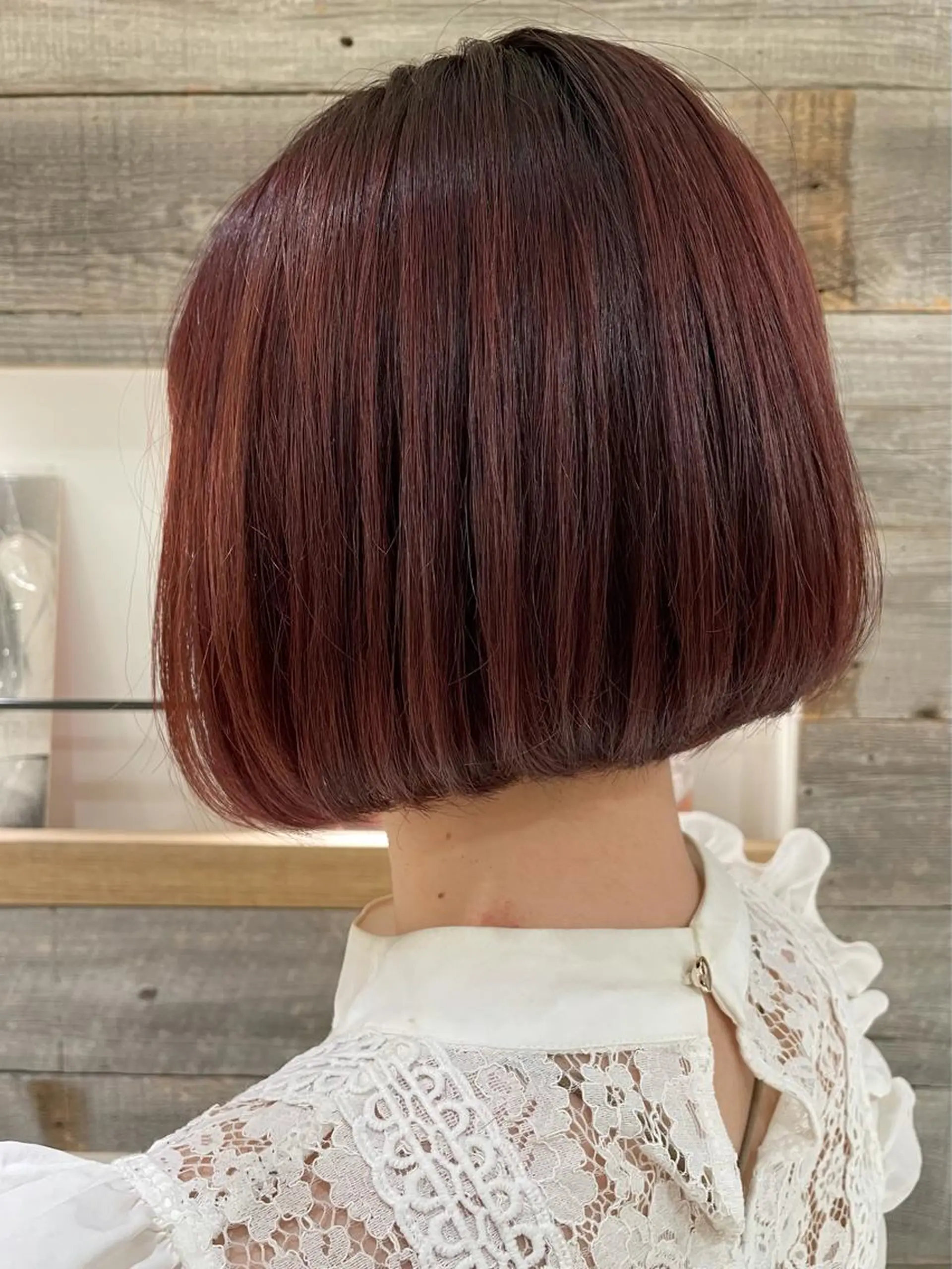 ショート カラー レッドカラー カット ヘアカラー 卒業式受付中🌻 肥田亜沙美のその他イメージ