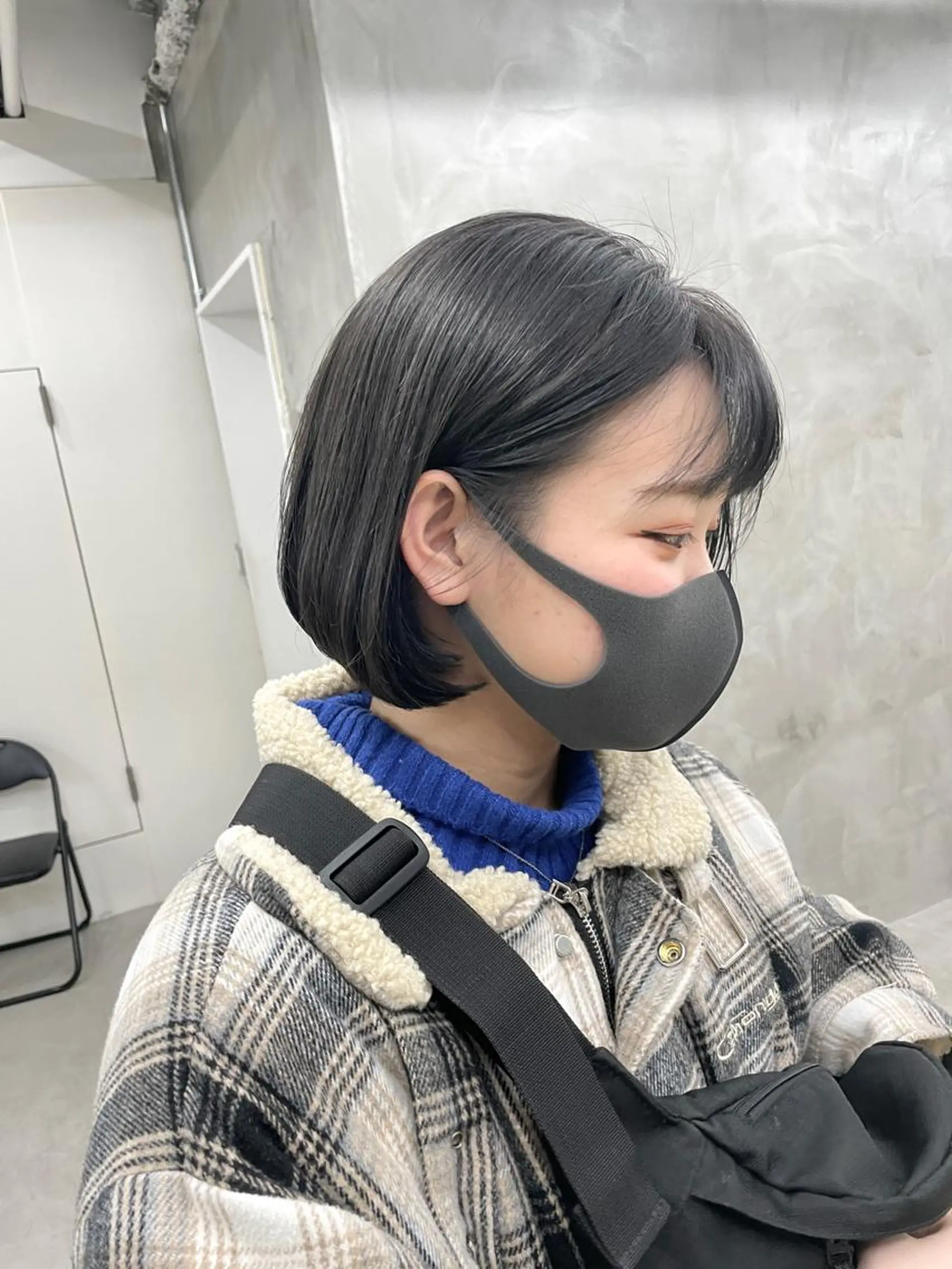 ショート 切りっぱなしボブ ワンレンボブ ボブ ショート・ボブ 徳竹淳一のヘアスタイル