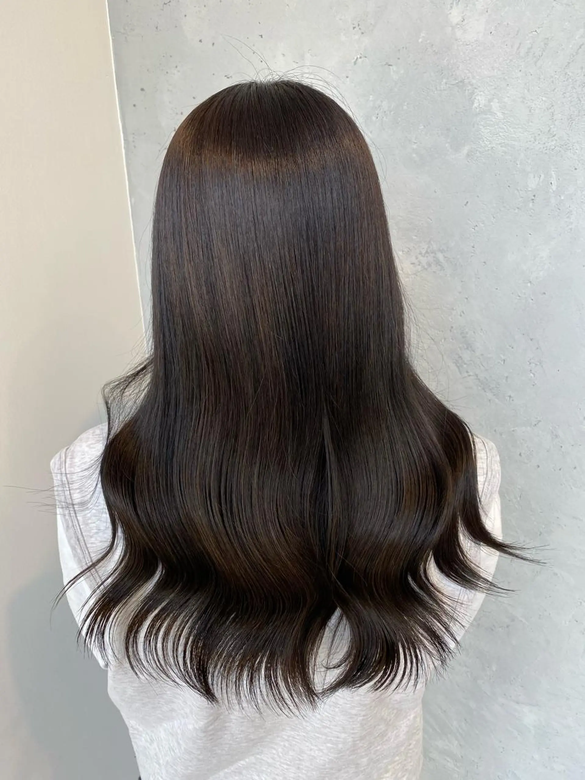 ロング カラー ヘアアレンジ 韓国風ヘア レイヤーカット 【艶髪×韓国風】 毛流れ職人 RYOのヘアスタイル