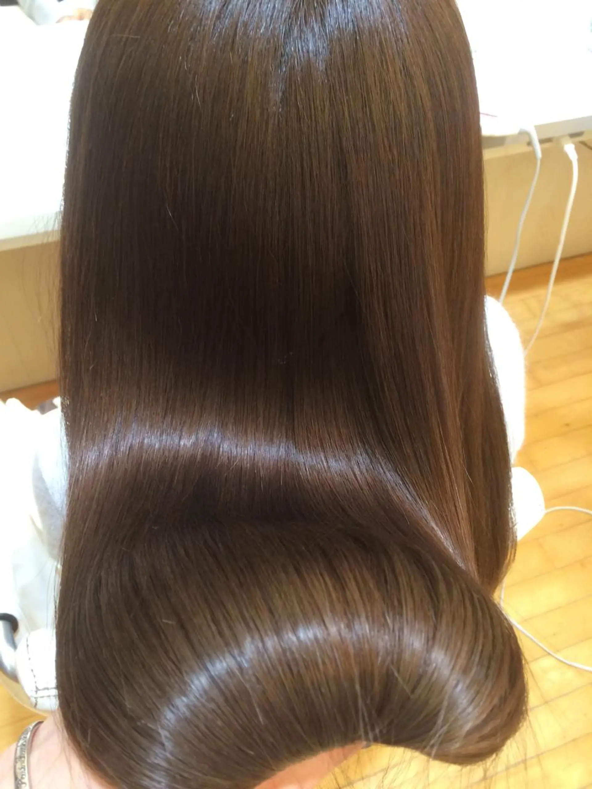 セミロング ロング カラー アッシュ ベージュカラー イルミナカラー ロング タジマ ヤスヒサのヘアスタイル