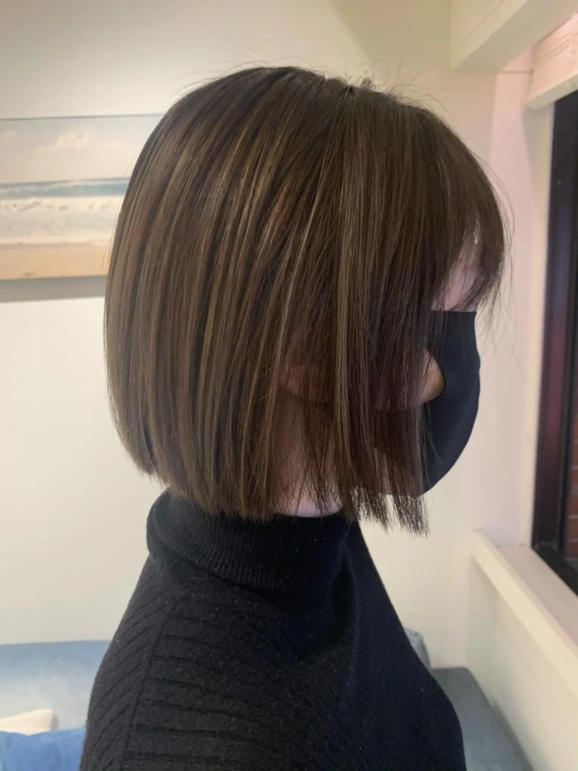 ショート ハイライト ヘアカラー トリートメント 渋谷ハイトーン/ デザインカラー阿部のヘアスタイル