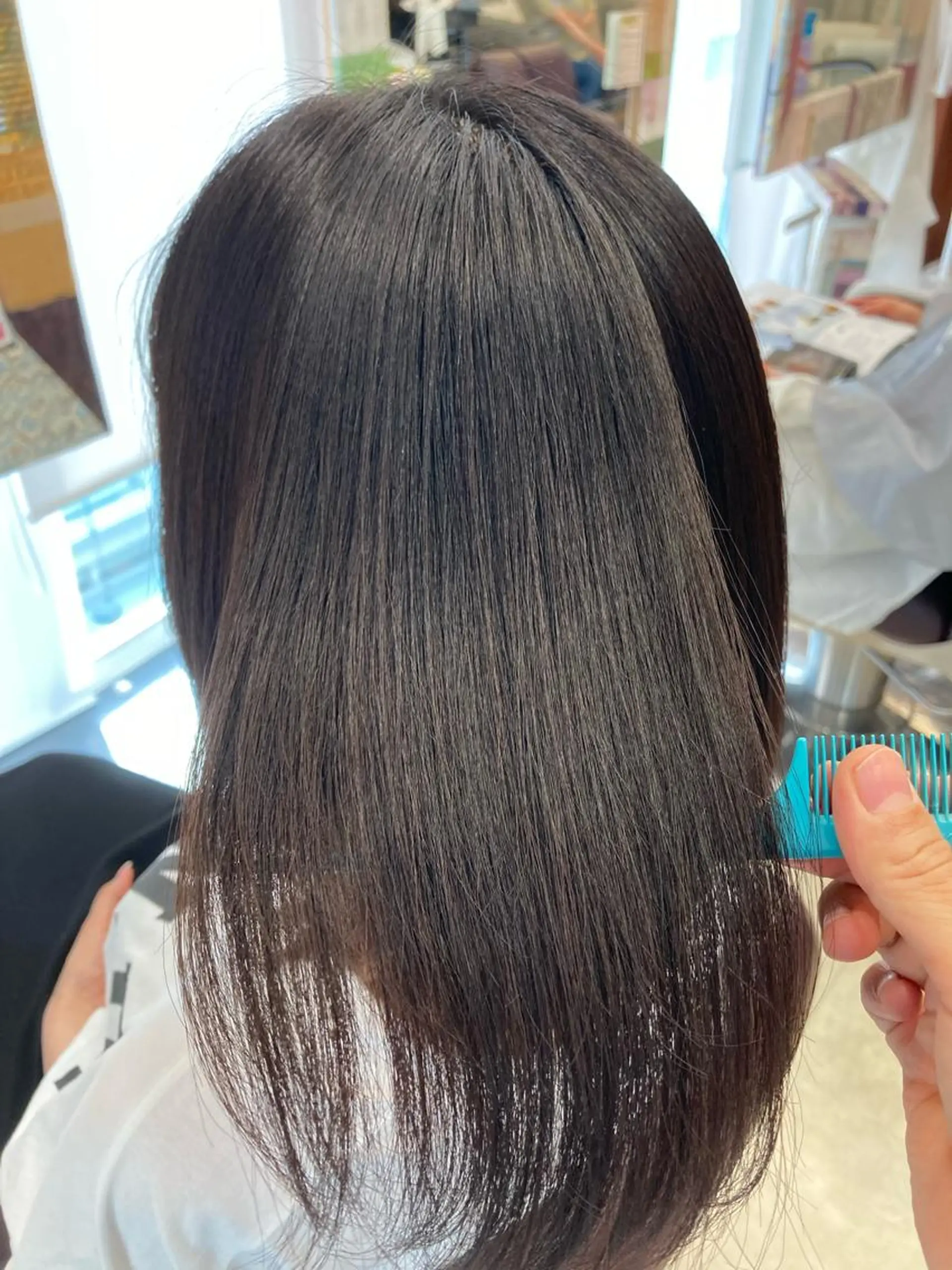 ミディアム 縮毛矯正 GOSSIP信国 瑞絵のヘアスタイル