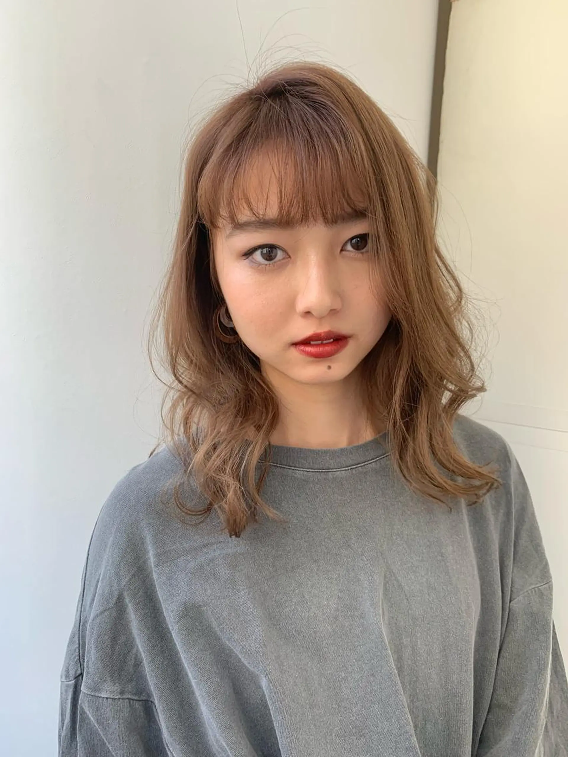 ミディアム 髪質改善×艶カラー Haruのヘアスタイル