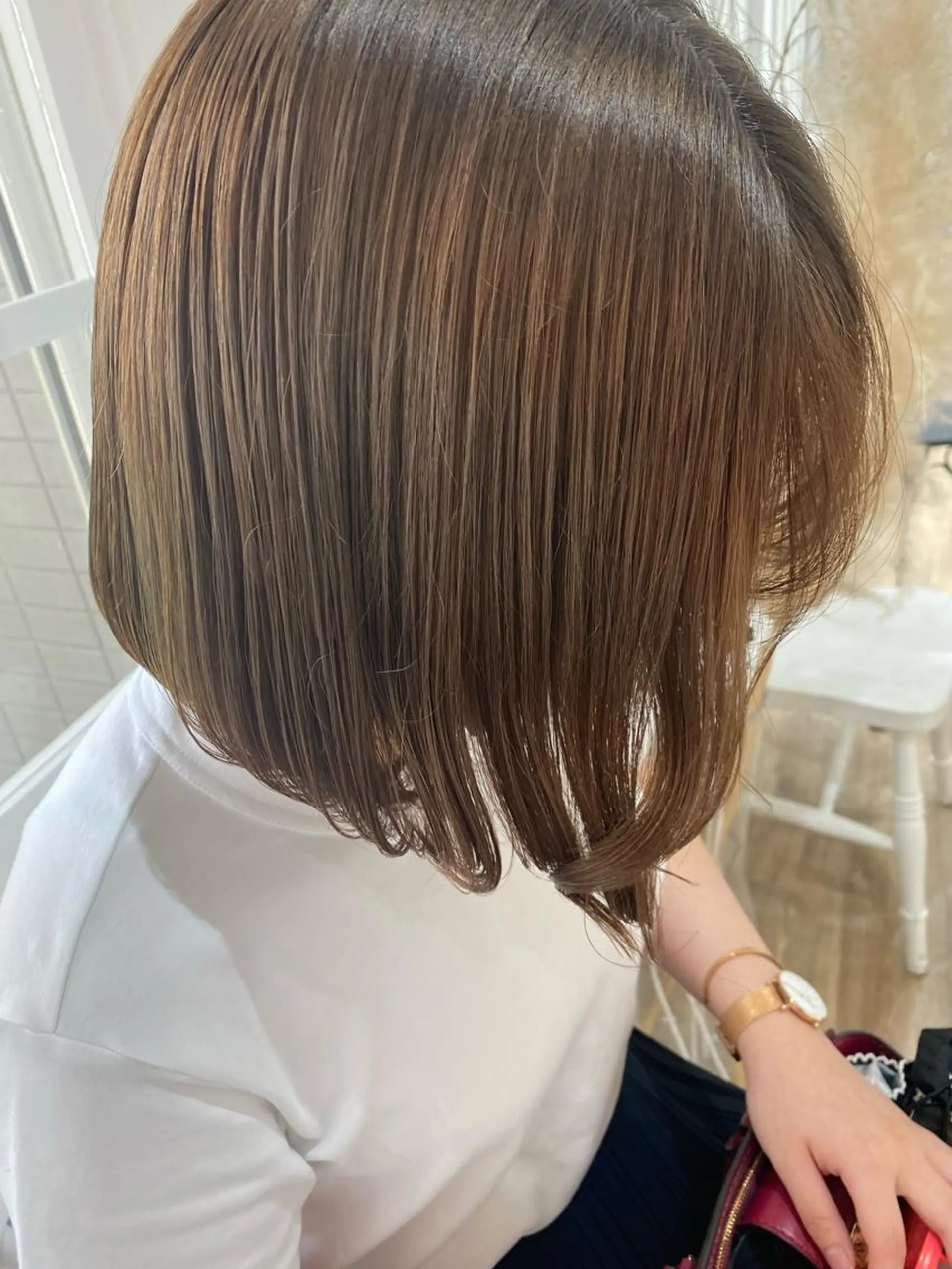 ショート カラー 韓国×髪質改善カラー 💎hinaのヘアスタイル