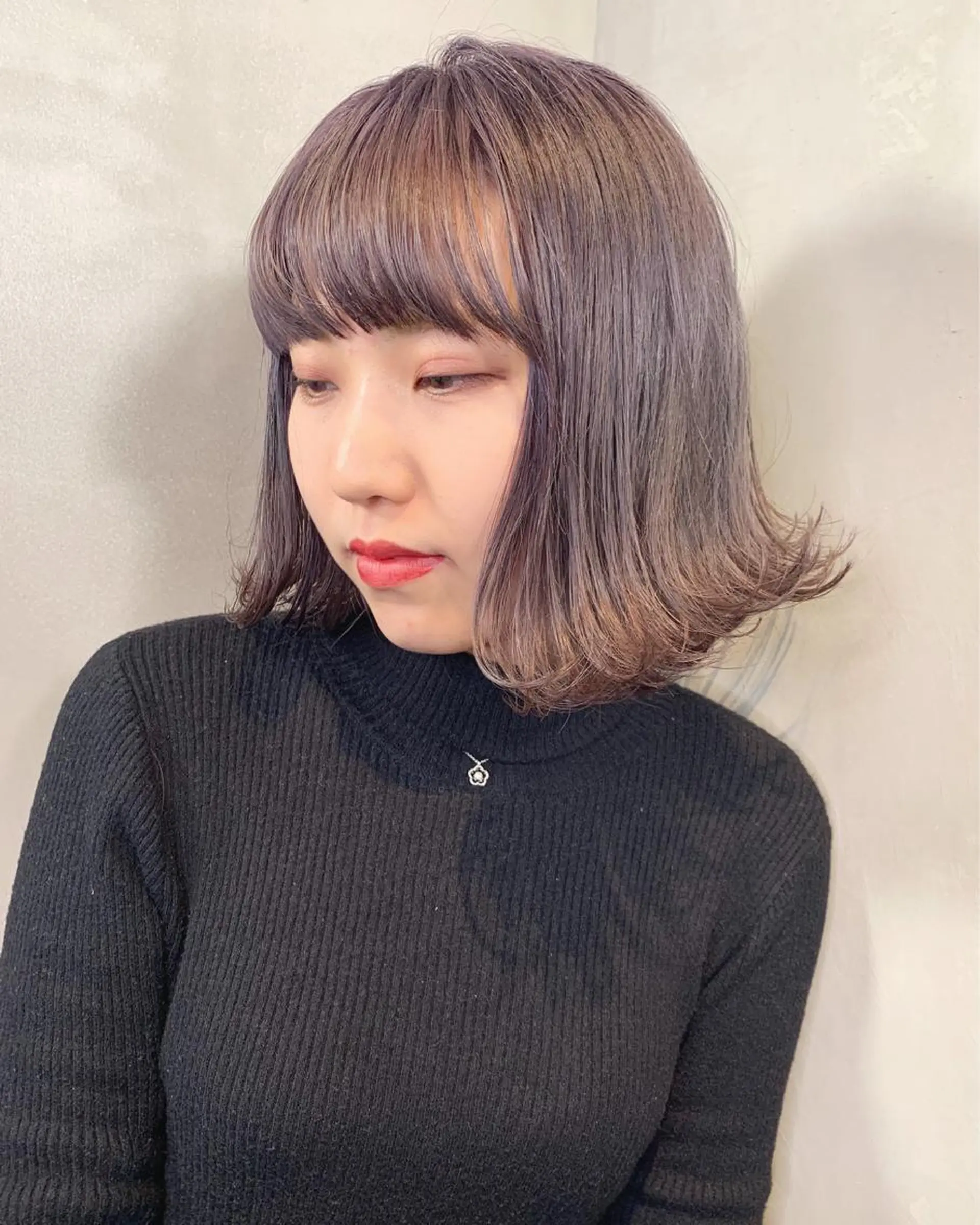 ミディアム カラー カット ヘアカラー トリートメント 優作 〜圧倒的信頼〜のヘアスタイル