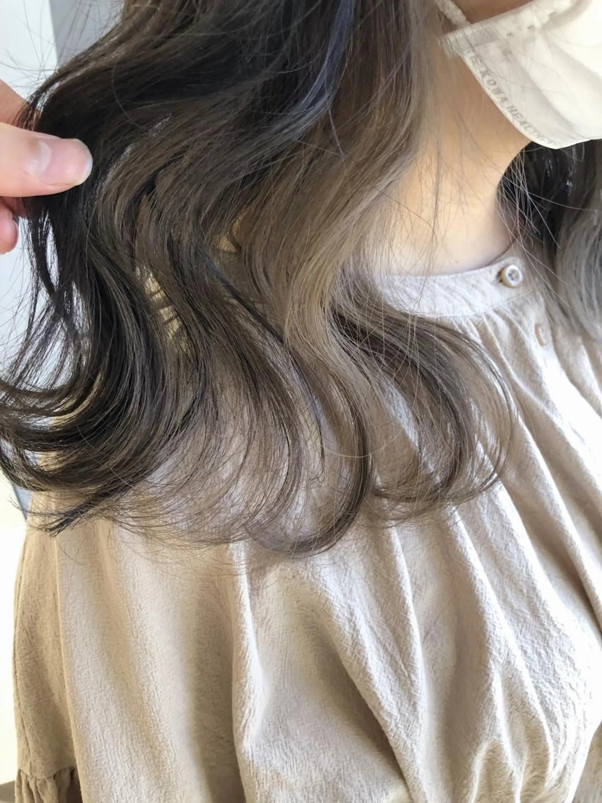 ミディアム ヘアカラー トリートメント GiseL天神カラー 髪質改善/ブリーチのヘアスタイル