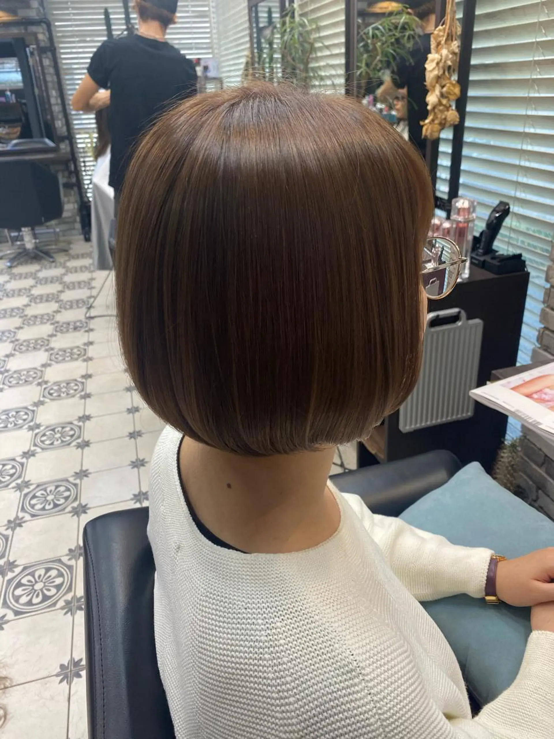 ショート カラー 学生 トリートメント 韓国ヘア☁️ mitsukiのヘアスタイル