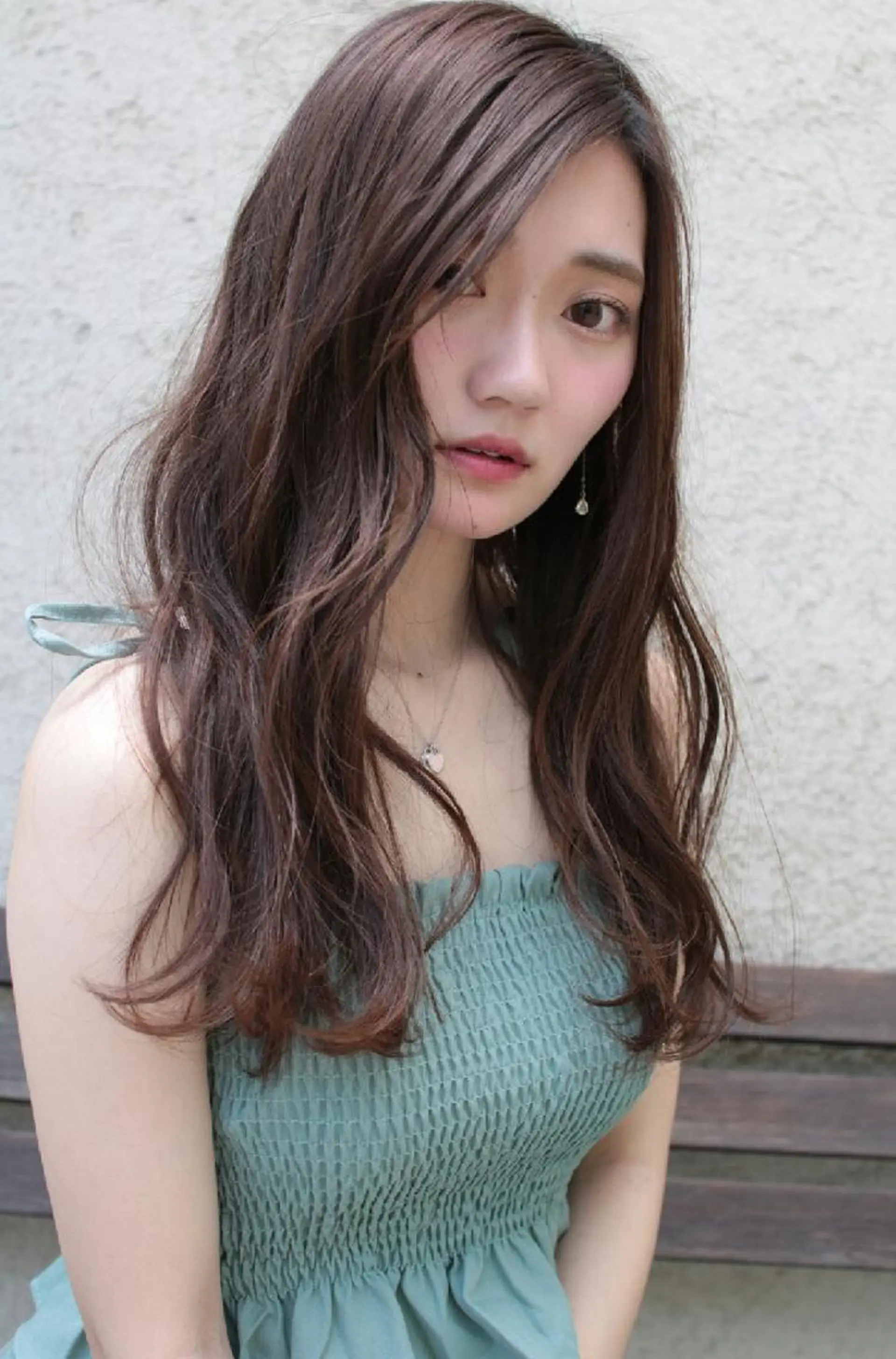 ロング カラー カット ヘアカラー トリートメント 堀内 翔のヘアスタイル