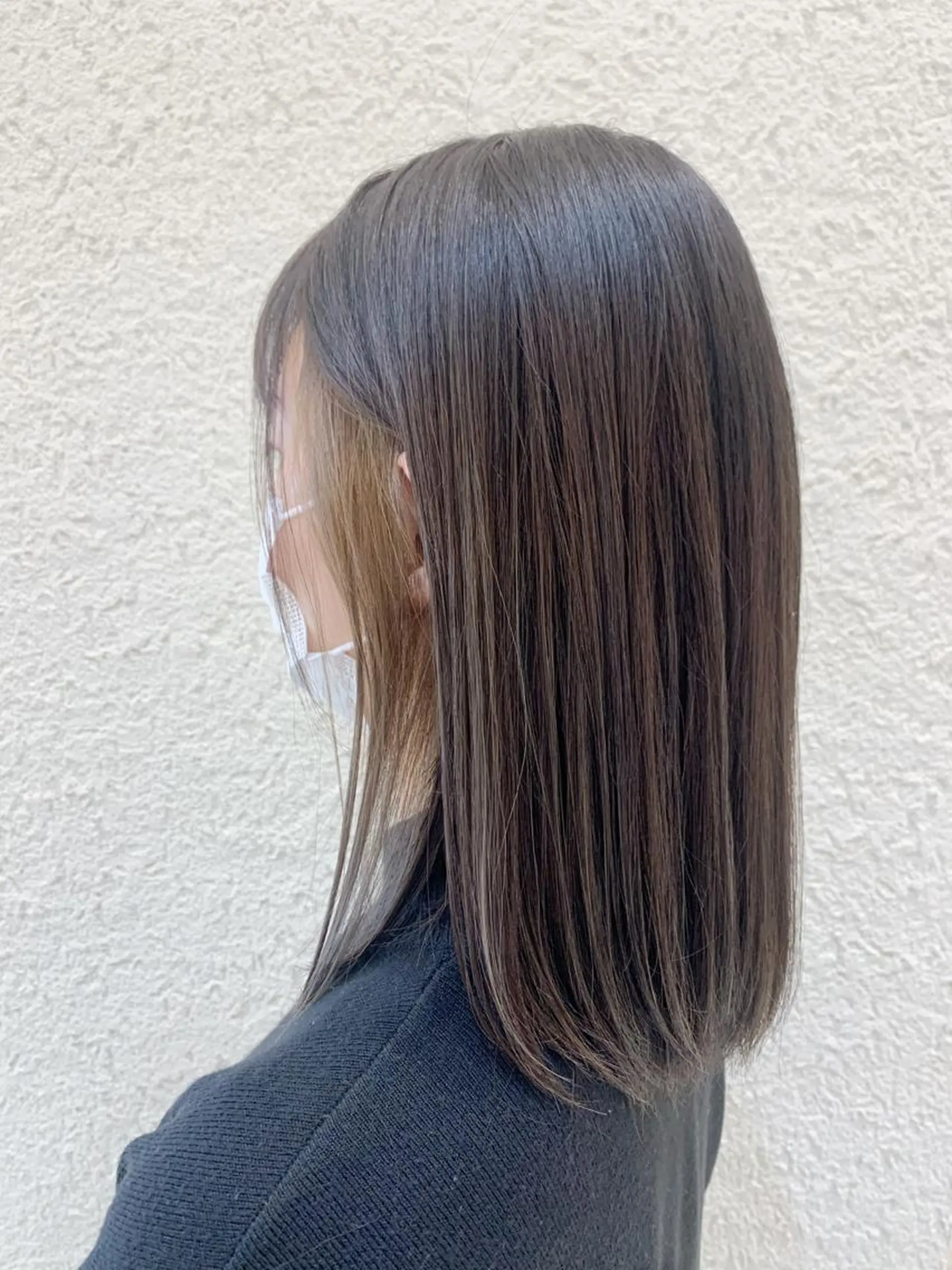 ミディアム カラー ベージュカラー インナーカラー NYNY四條畷店 森　亮人のヘアスタイル