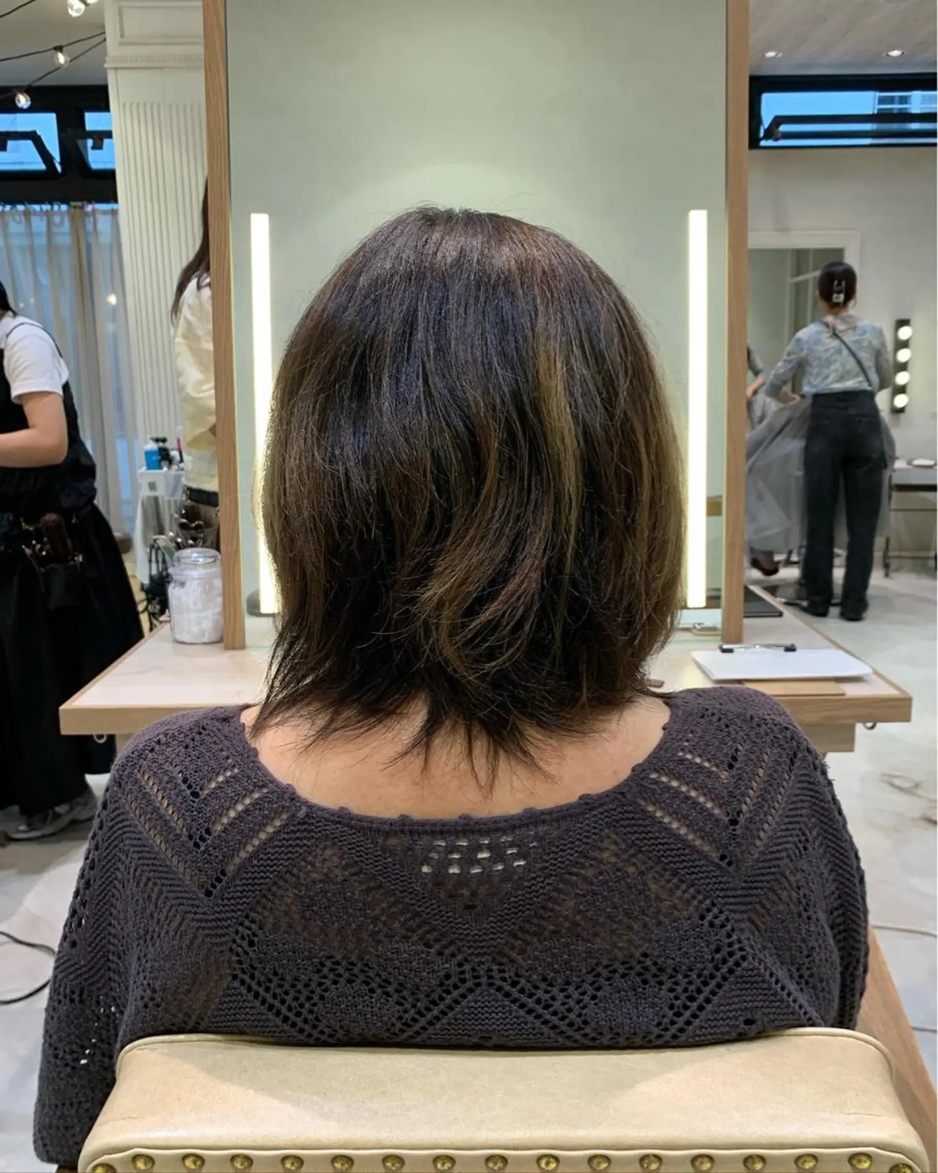 ショート ハイライト 髪質改善 フェザー/ニュアンス パーマ/ryutoのヘアスタイル