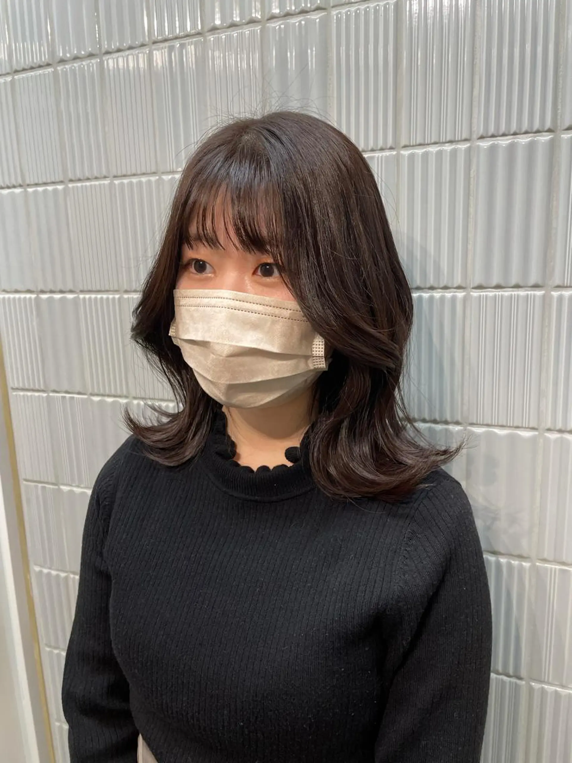 ミディアム カット ヘアカラー 髪質改善🇰🇷 アサイユウスケのヘアスタイル