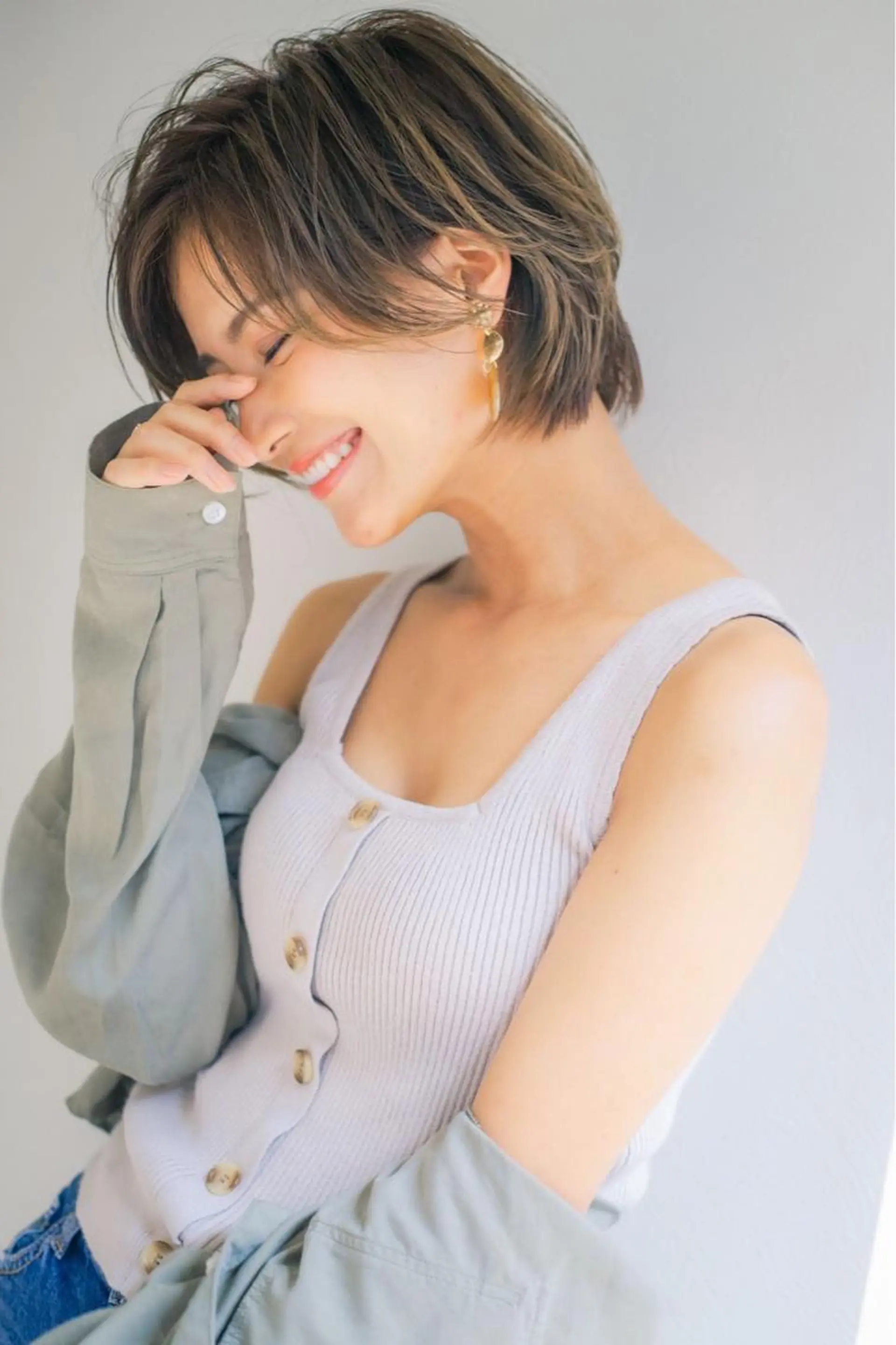 ショート ヘアカラー トリートメント 代表 吉澤弘哲のヘアスタイル