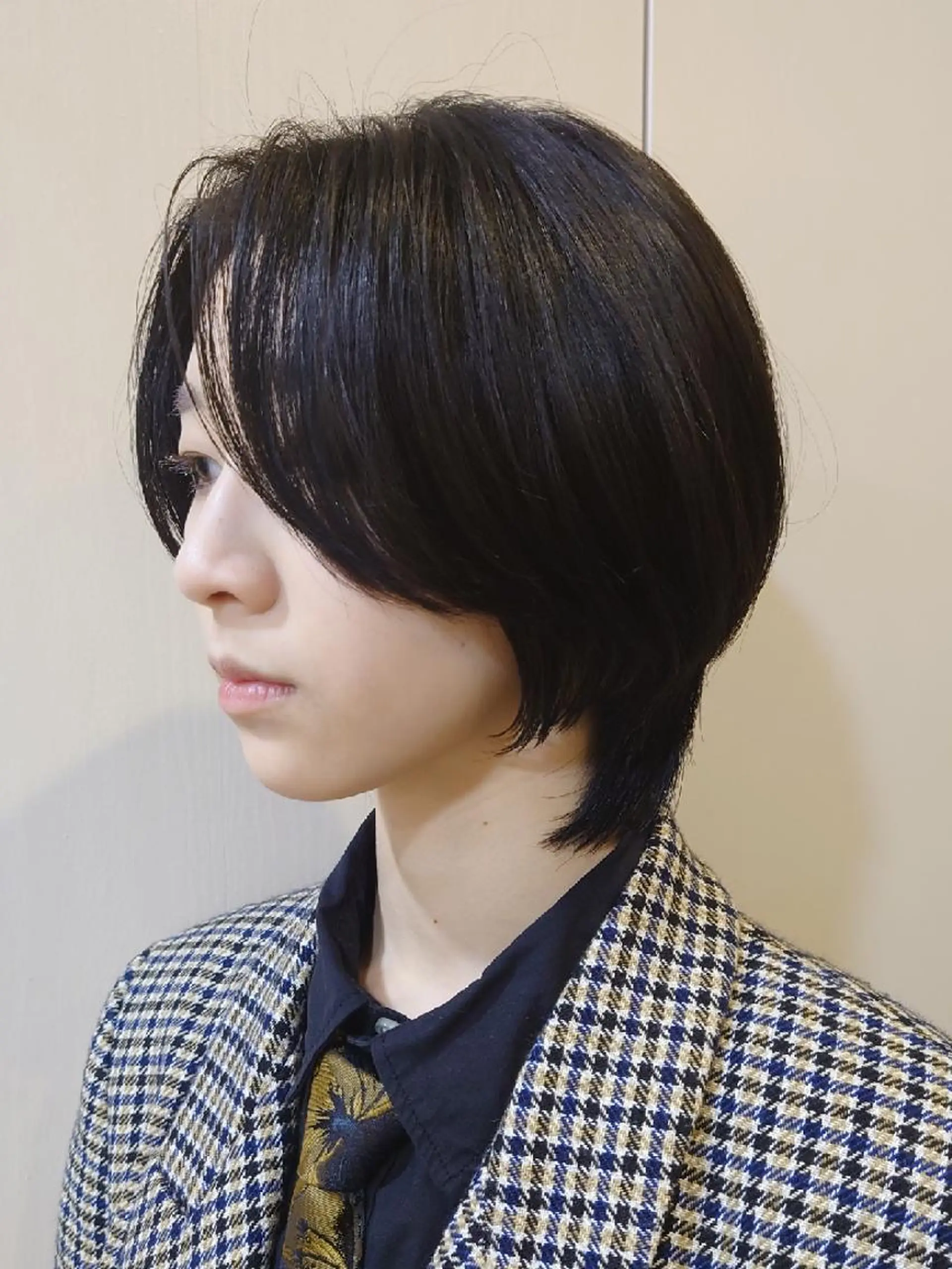 ショート カラー ハンサムショート 黒髪 透明感カラー ショートヘア カット ヘアカラー CESLIONS祐天寺所属・田中将平【 サロンマネージャー】のヘアスタイル