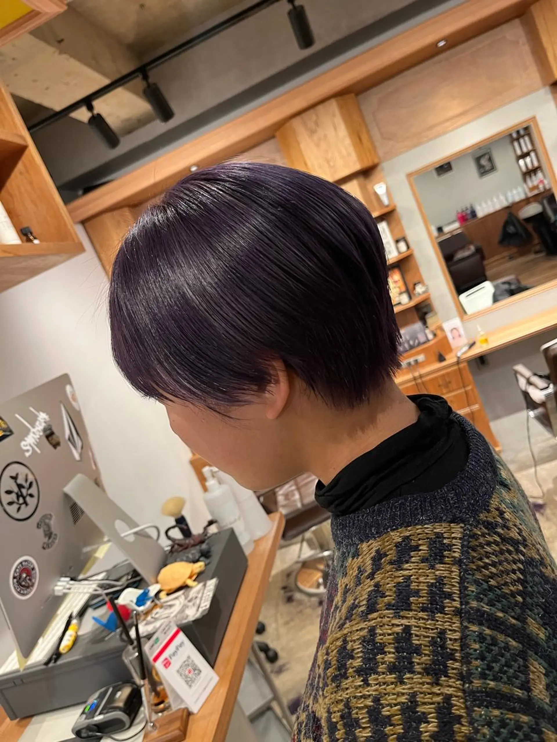 ショート カラー カット ヘアカラー トリートメント 瀬川 響音のヘアスタイル