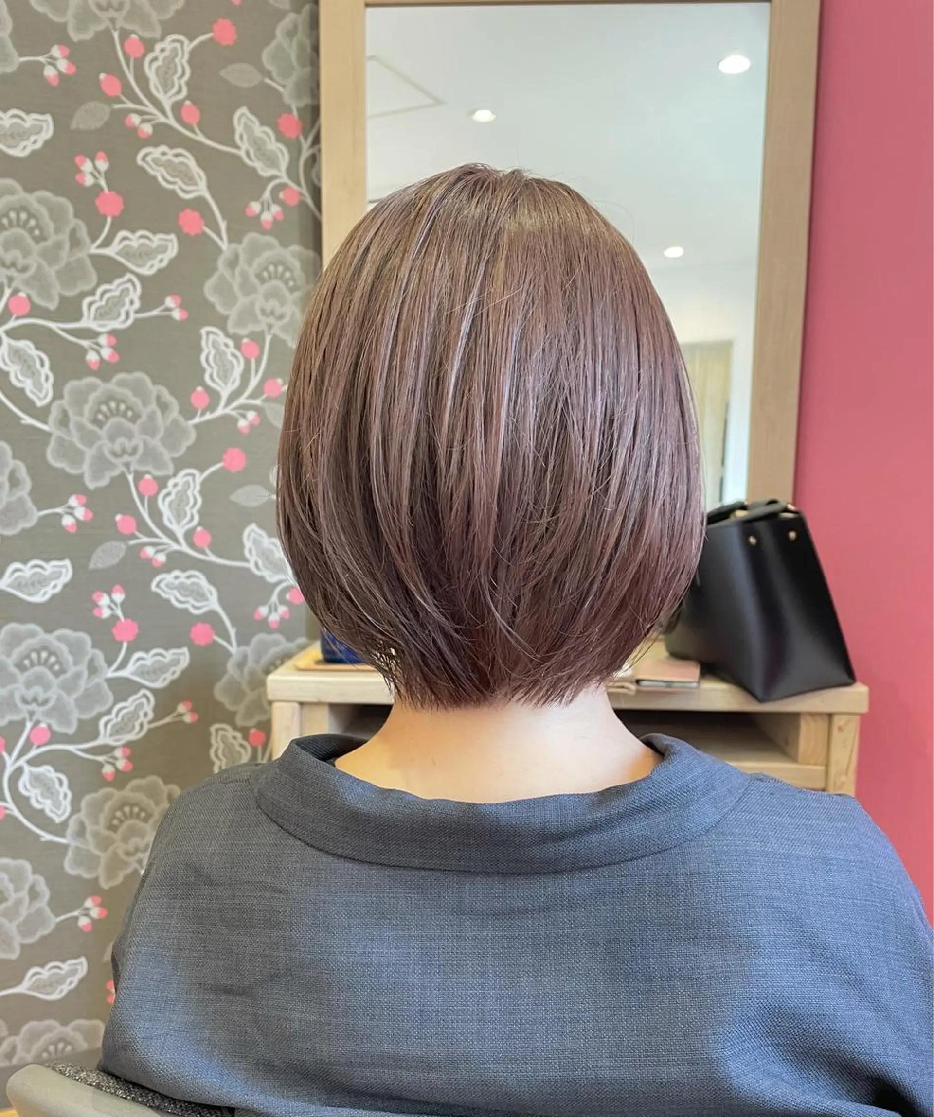 ショート ラベンダーベージュ カット ヘアカラー トリートメント 北九州美容室 🕊️わかな✂︎のヘアスタイル