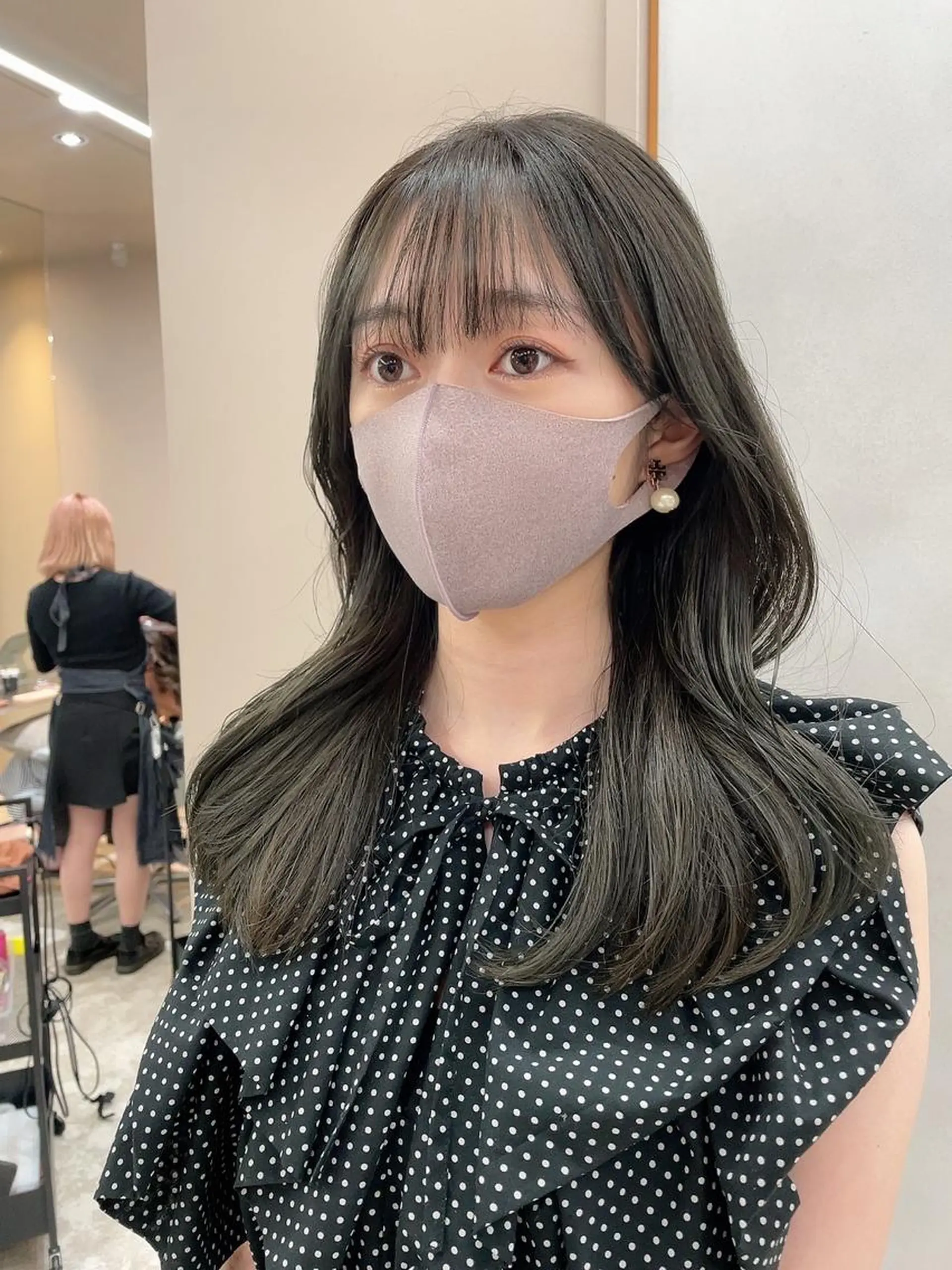 セミロング くびれヘア 韓国風ヘア YUKI / レイヤーカット🤍のヘアスタイル