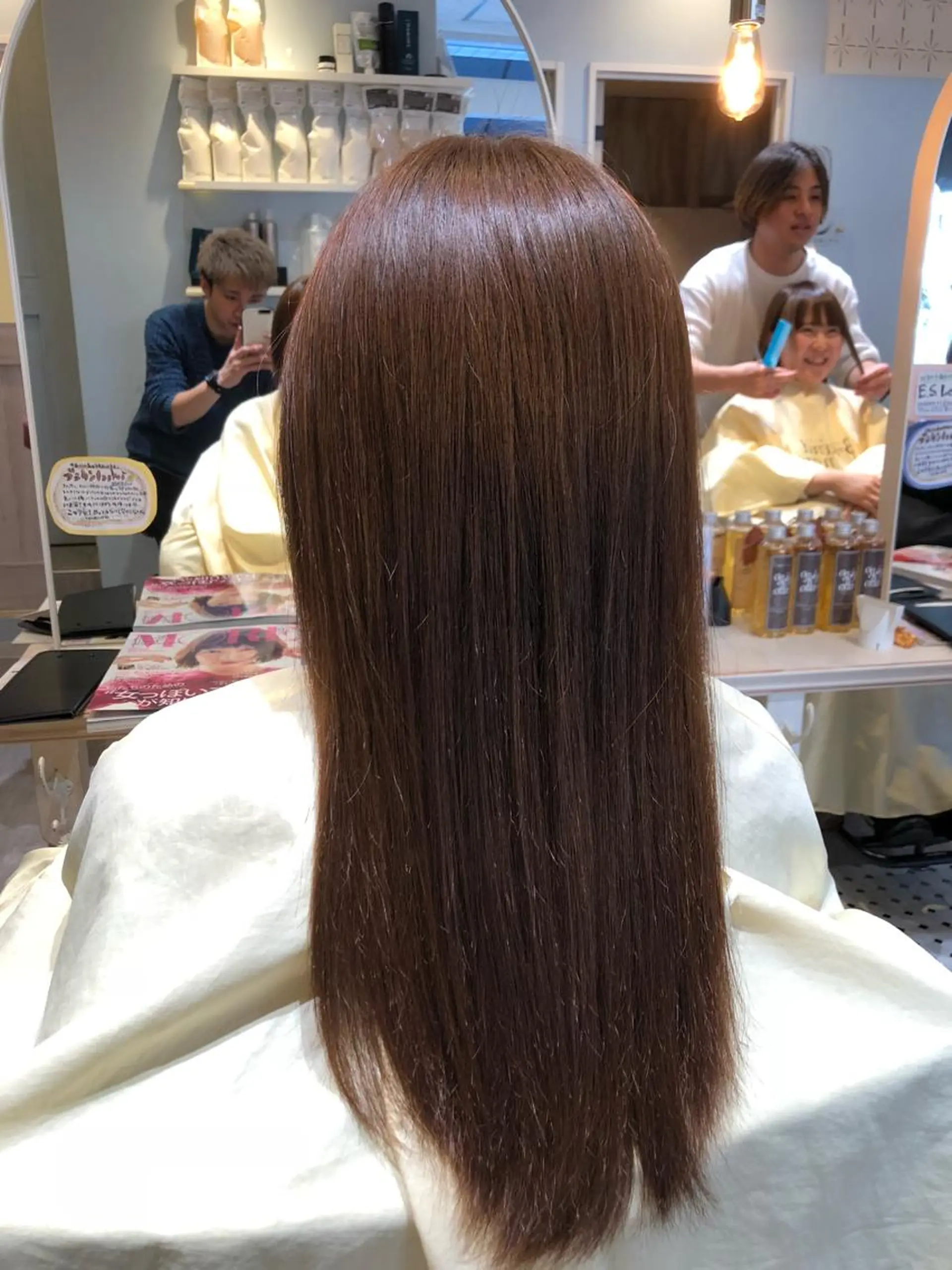 カラー 小島嵩人 縮毛矯正 髪質改善のヘアスタイル