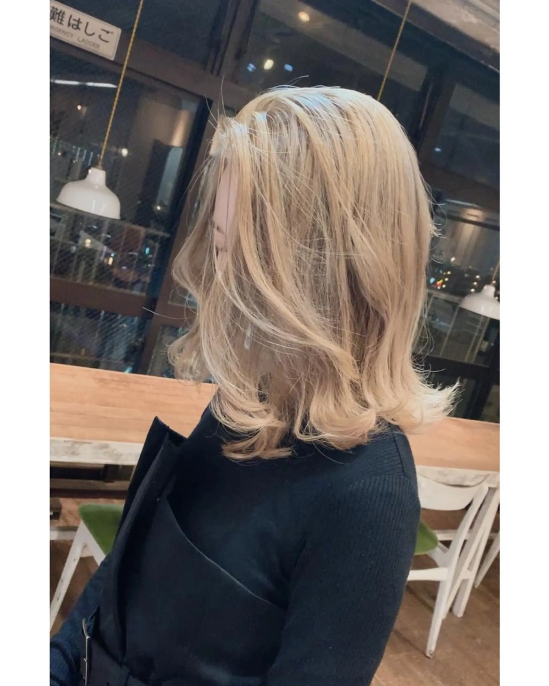 カラー ベージュカラー ブロンド ブロンドベージュ ハイトーンカラー 石井辰功也 フリーランス美容師のヘアスタイル