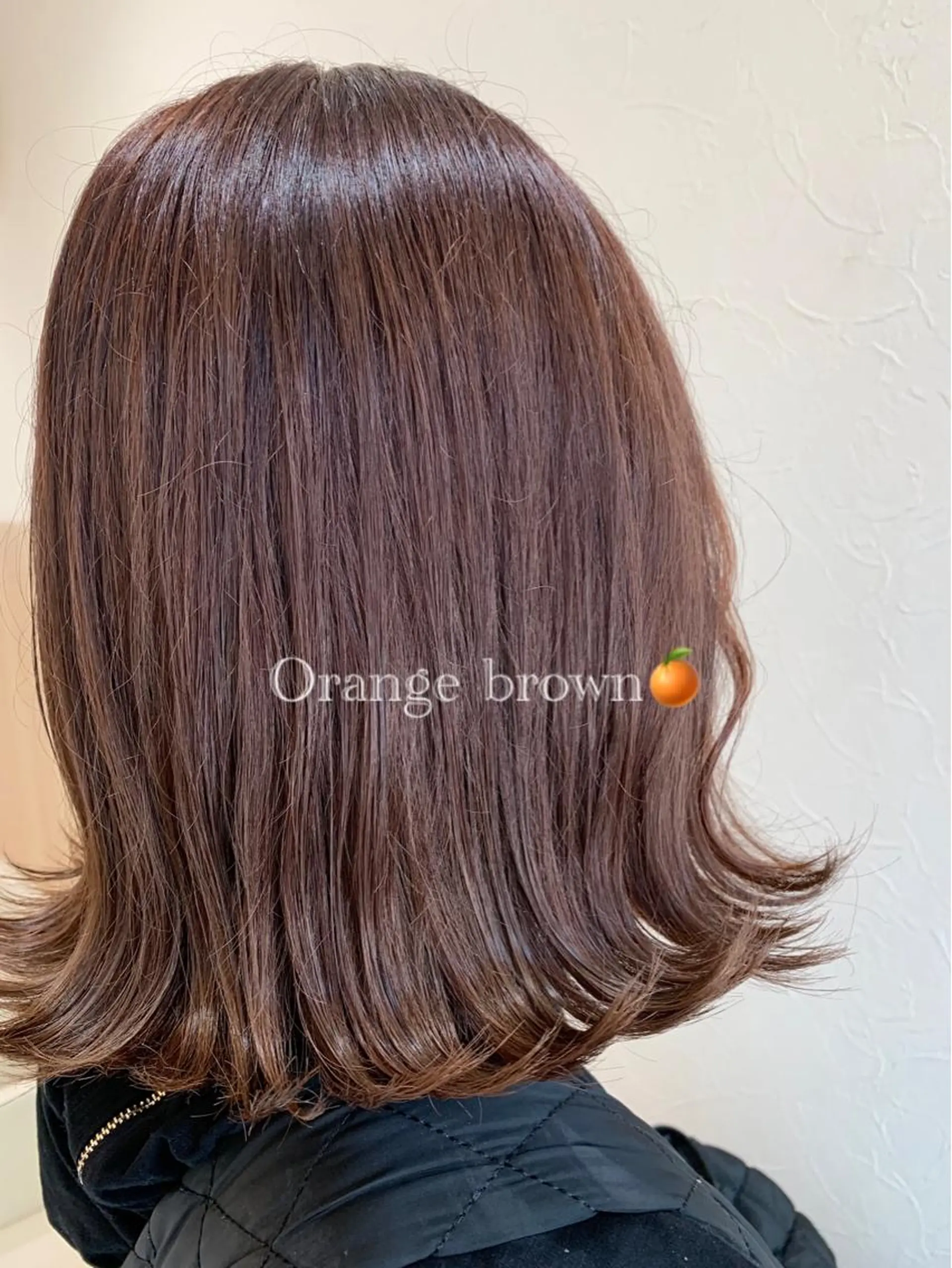 ミディアム ヘアカラー 副店長 星野 梨南葉のヘアスタイル