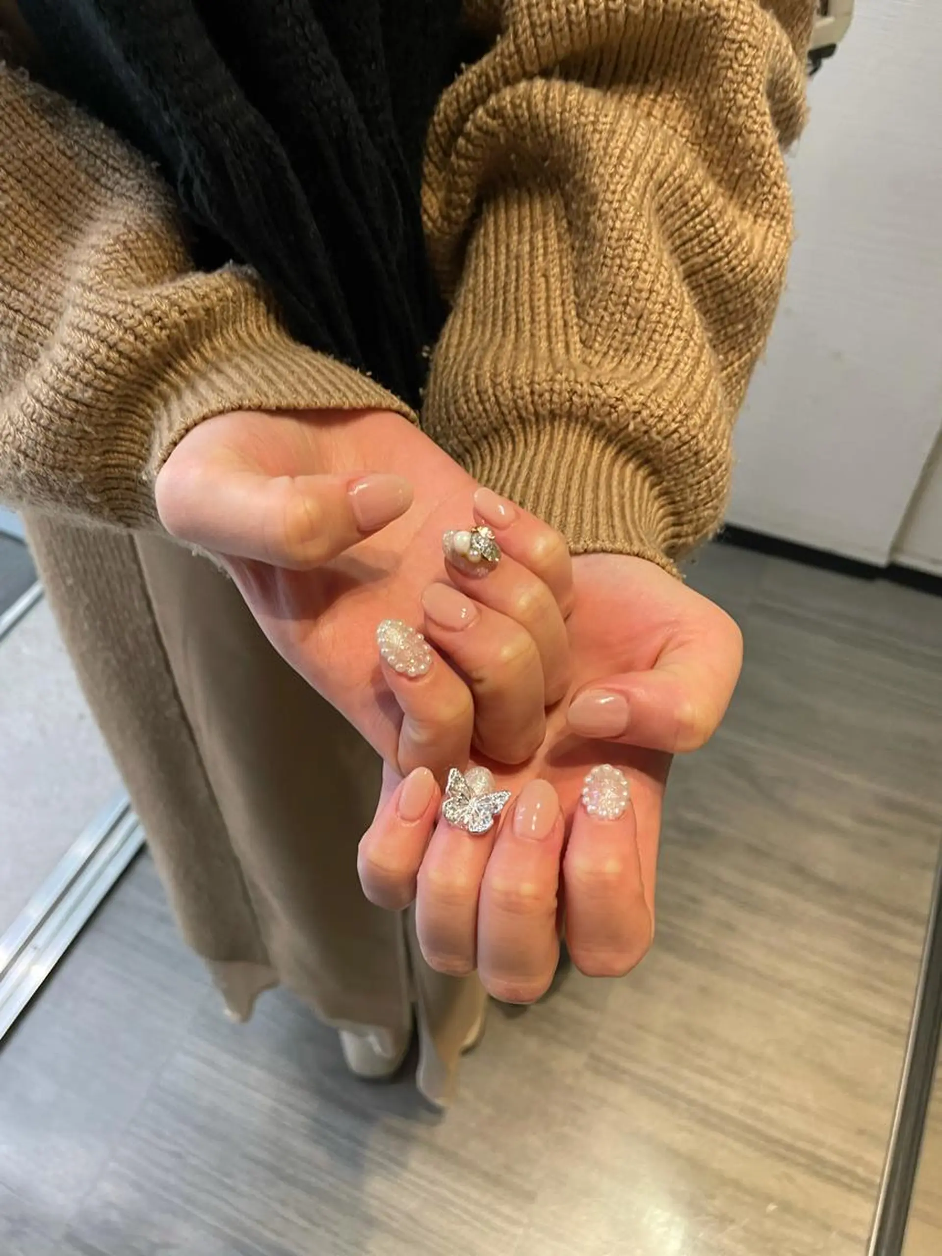 ネイル 束感まつ毛/ネイル/ LED♥KIRARAのマツエク・マツパデザイン