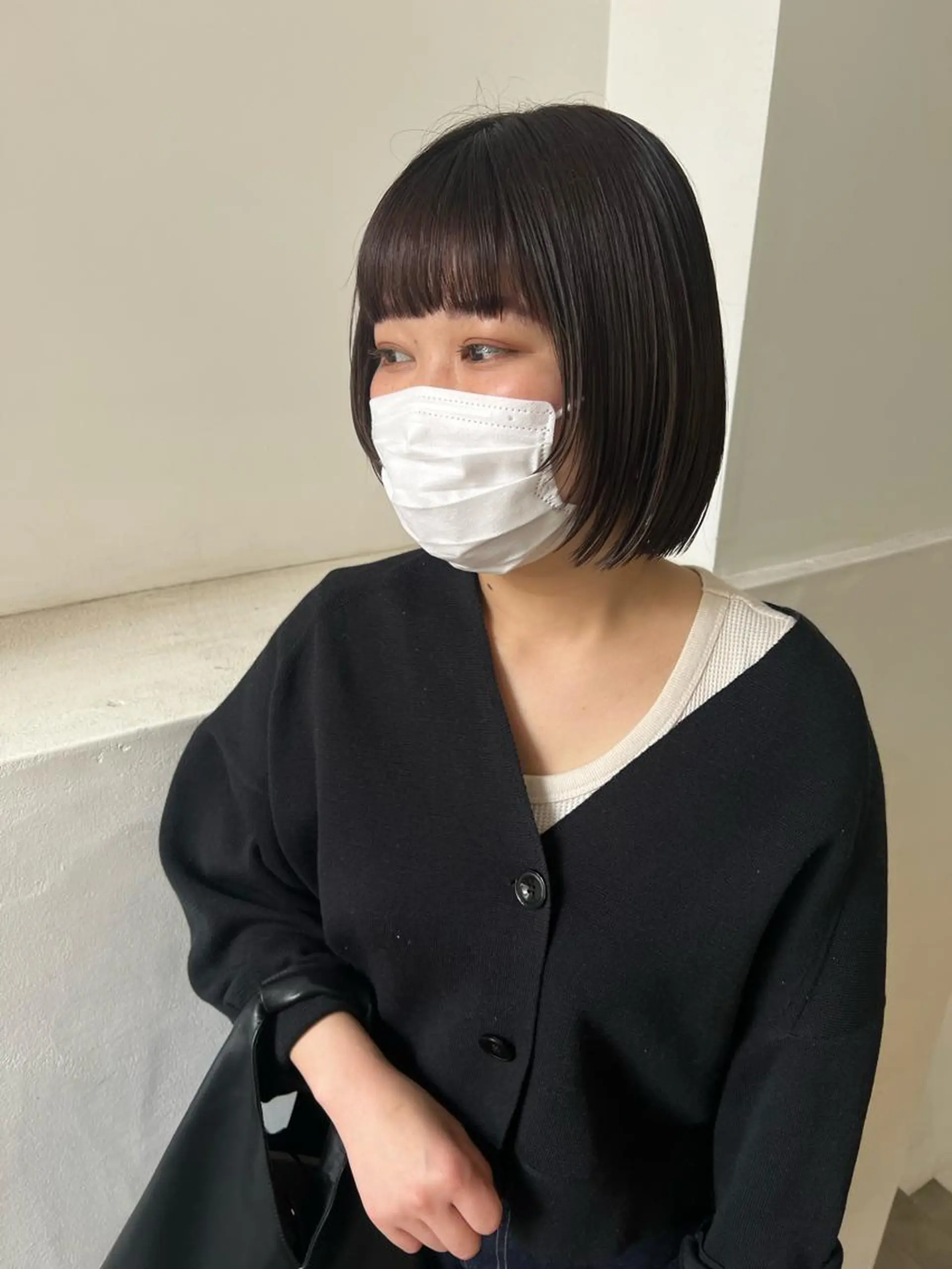 ショート カラー 顔周りカット/透明感 カラー✂️MEIのヘアスタイル