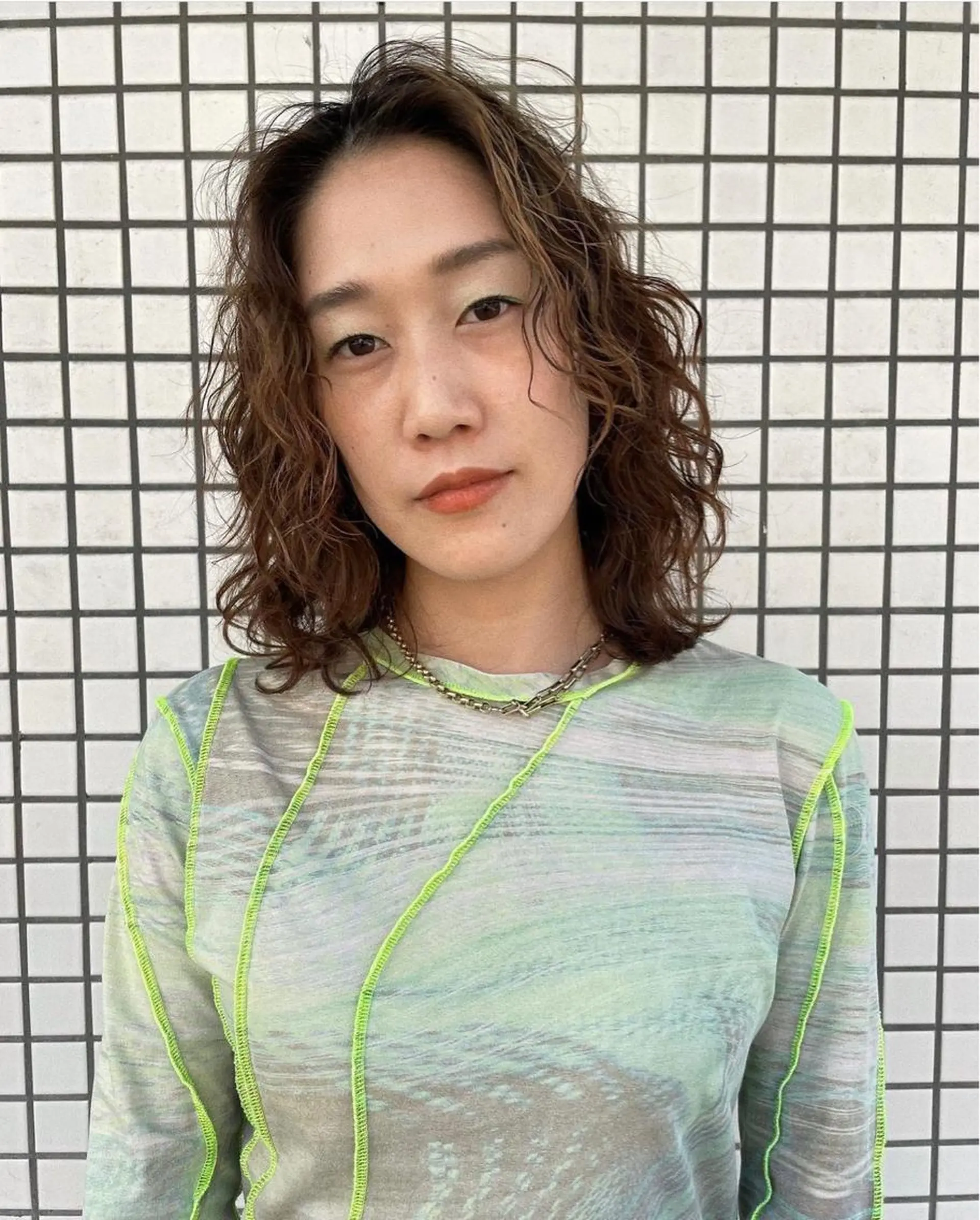 カラー もりしま あやかのヘアスタイル