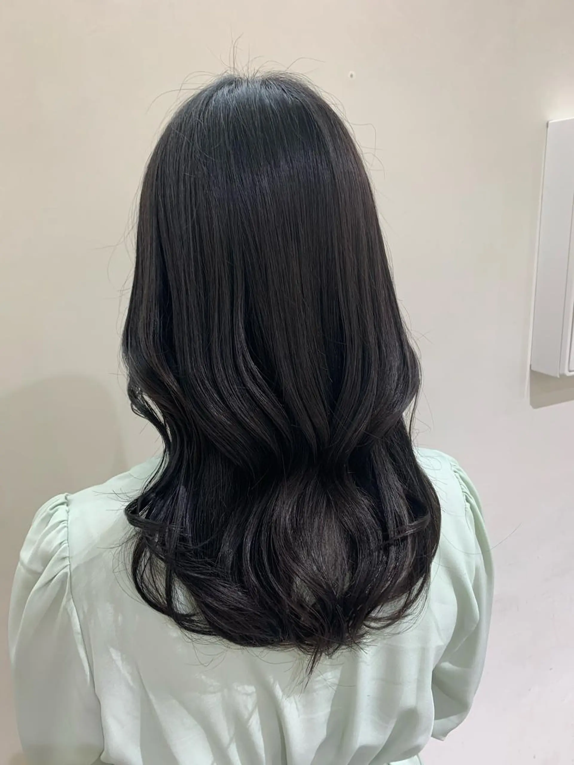 ロング カラー デジタルパーマ🫧 韓国風ヘア🫧サクラのヘアスタイル