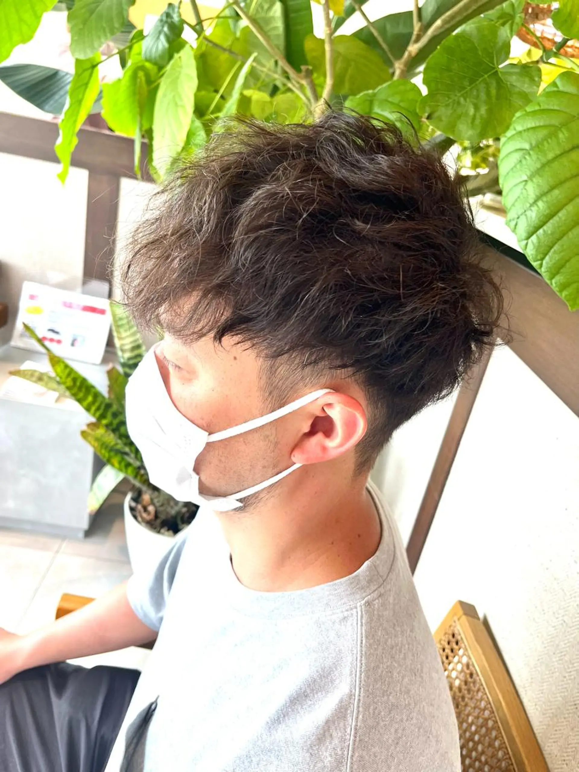 メンズ カット パーマ 和田 琉々香のヘアスタイル