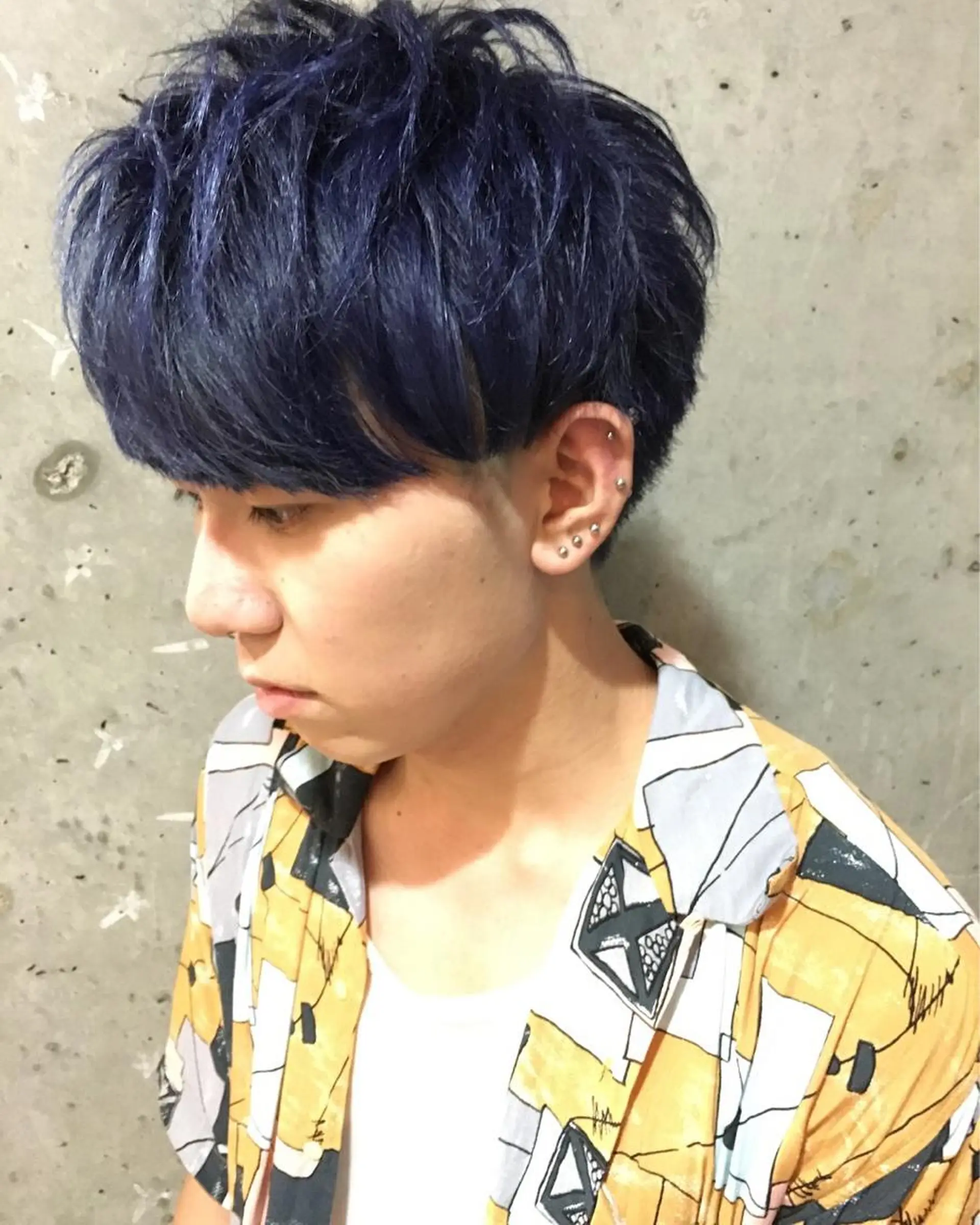 ショート カラー メンズ シールエクステ 🪽CHIAKIのヘアスタイル